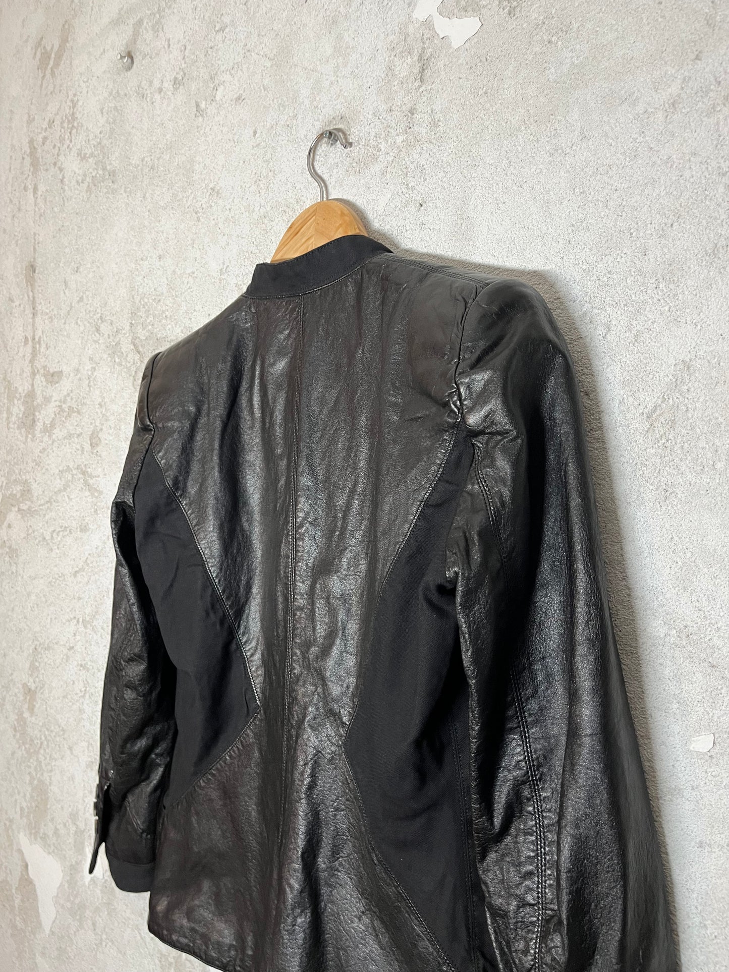 Helmut Lang vintage sheepskin leather jacket - XS