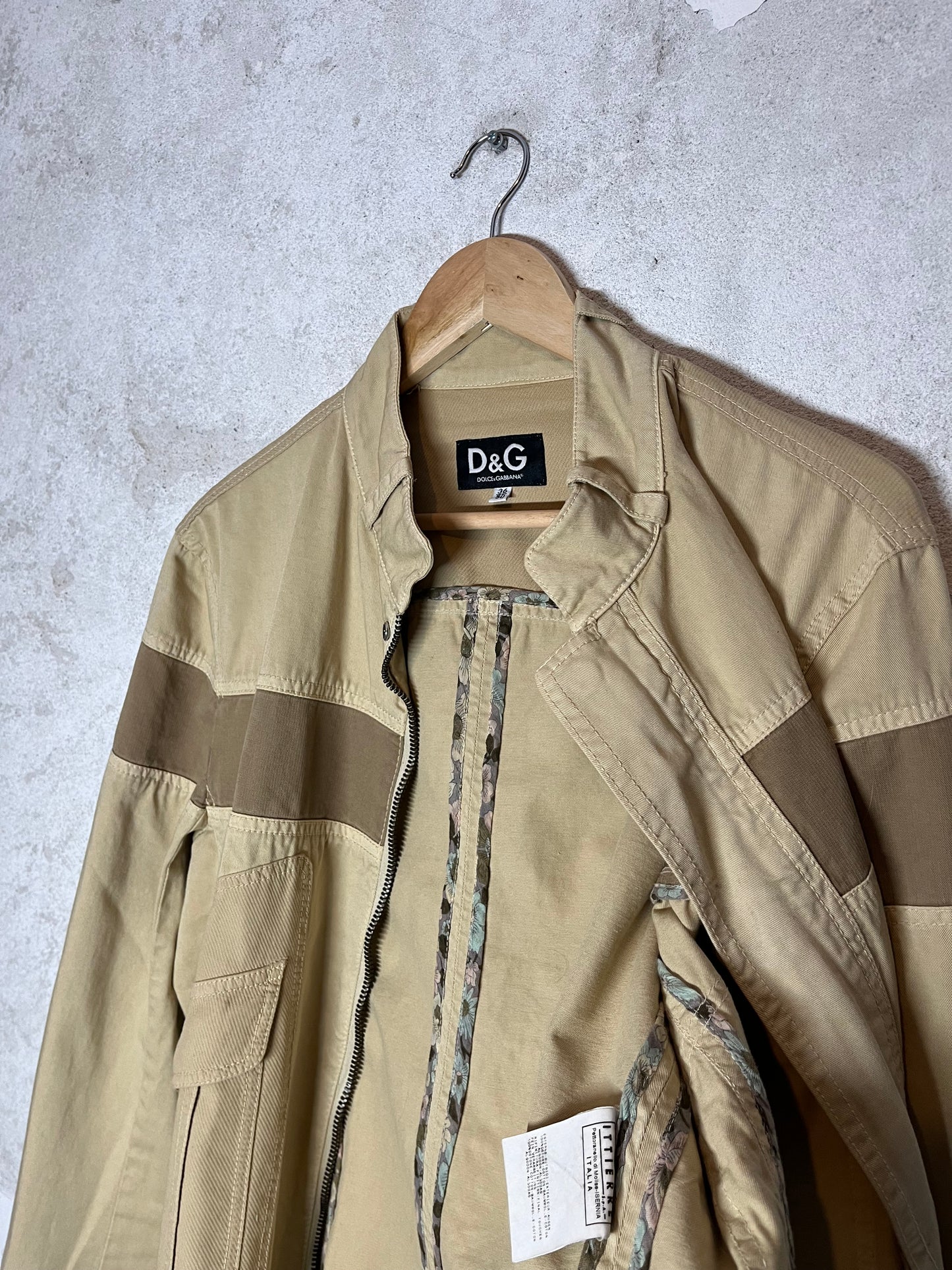 Dolce & Gabanna cargo multipocket 2000s jacket - S