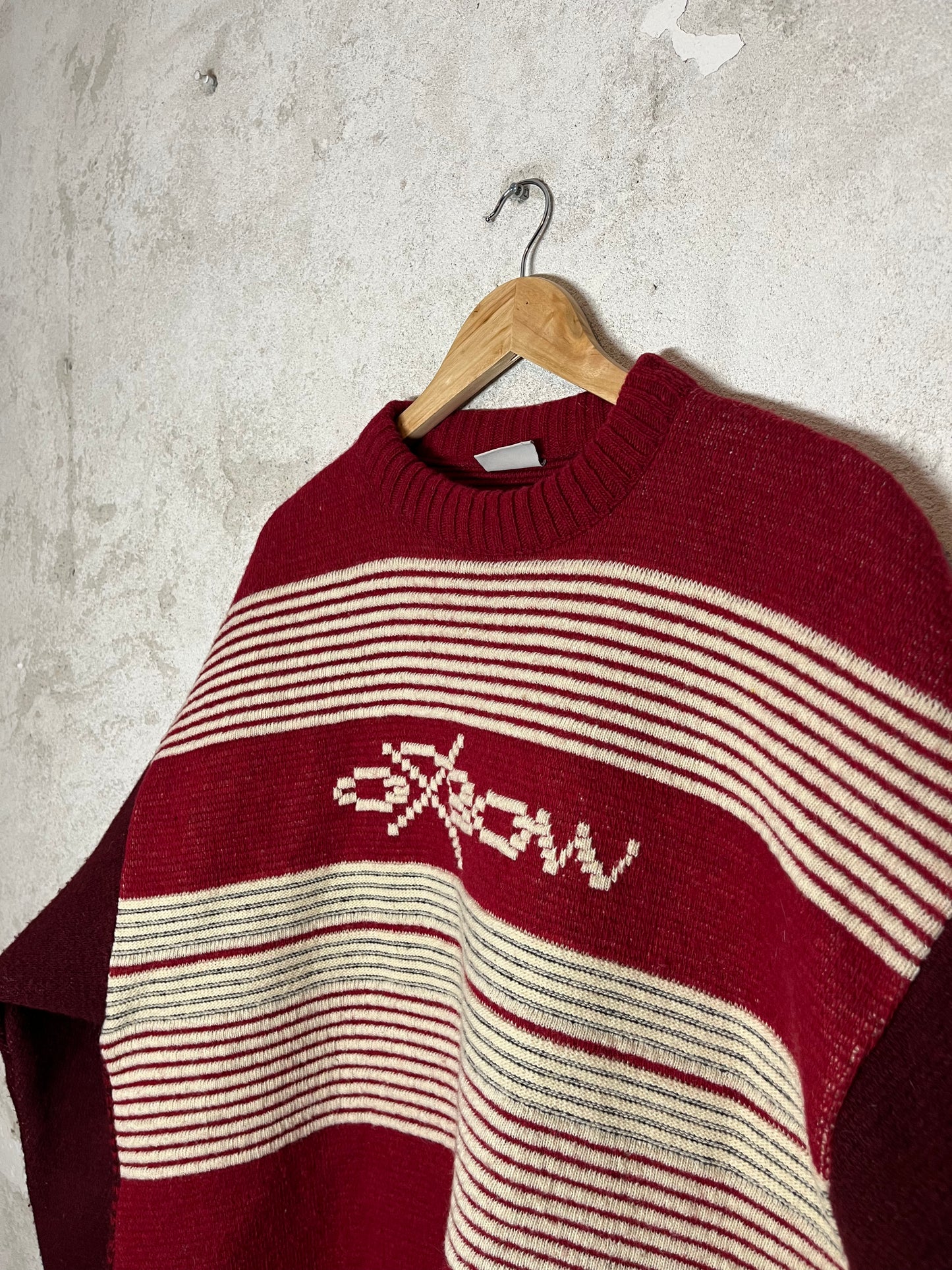 Oxbow vintage 90s heavy knit ski sweater - XXL