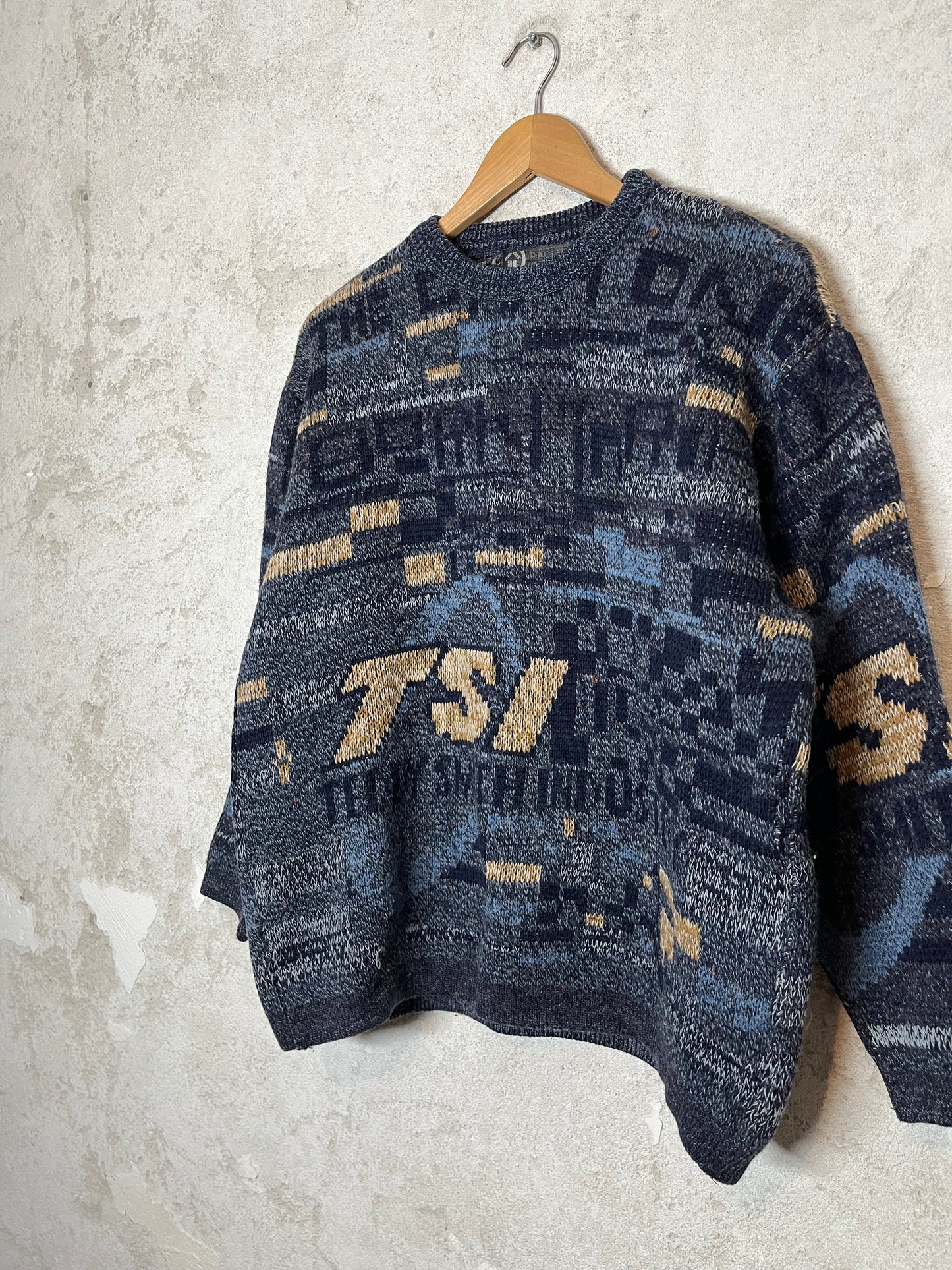 TSI heavy ski knit sweater - S