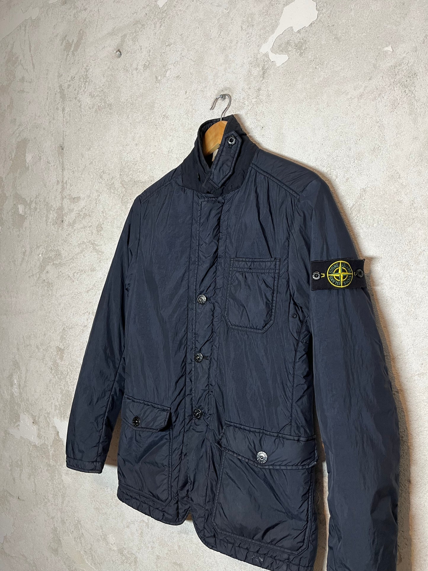 Stone Island Garment Dyed Crinkle Reps NY puffer jacket - S