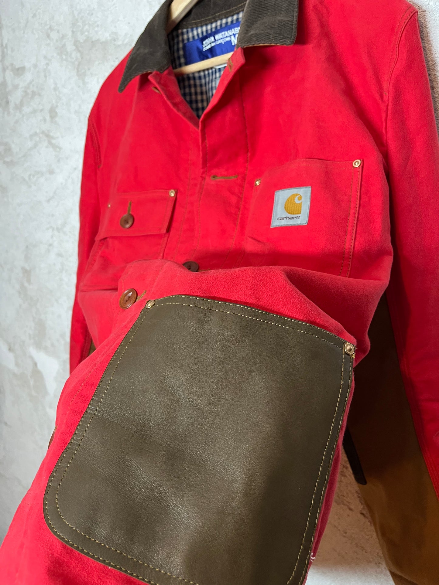 Junya Watanabe x Carhartt red worker canvas jacket - L