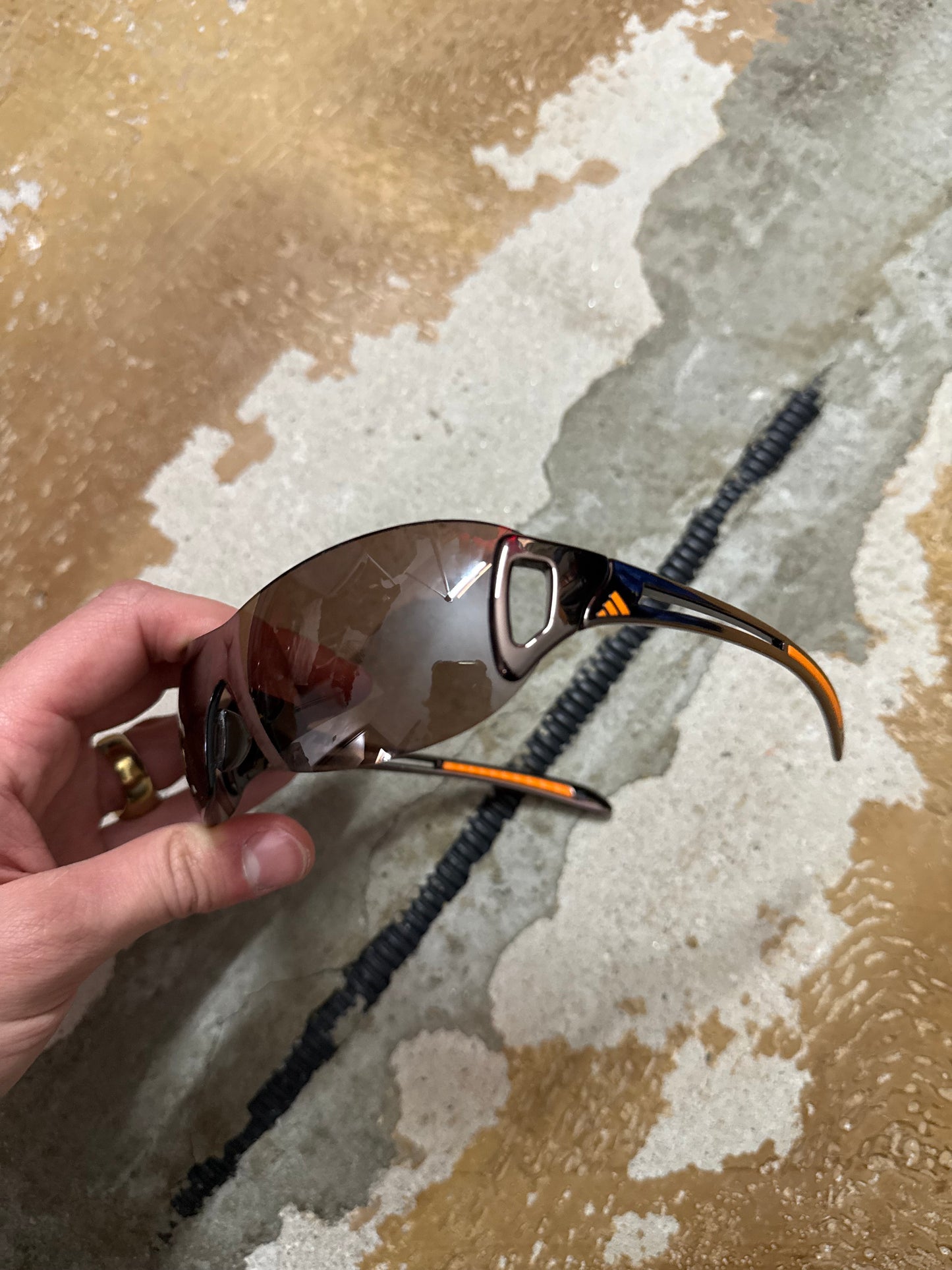 Adidas Adilibria Shield S made in Austria rare vintage sunglasses