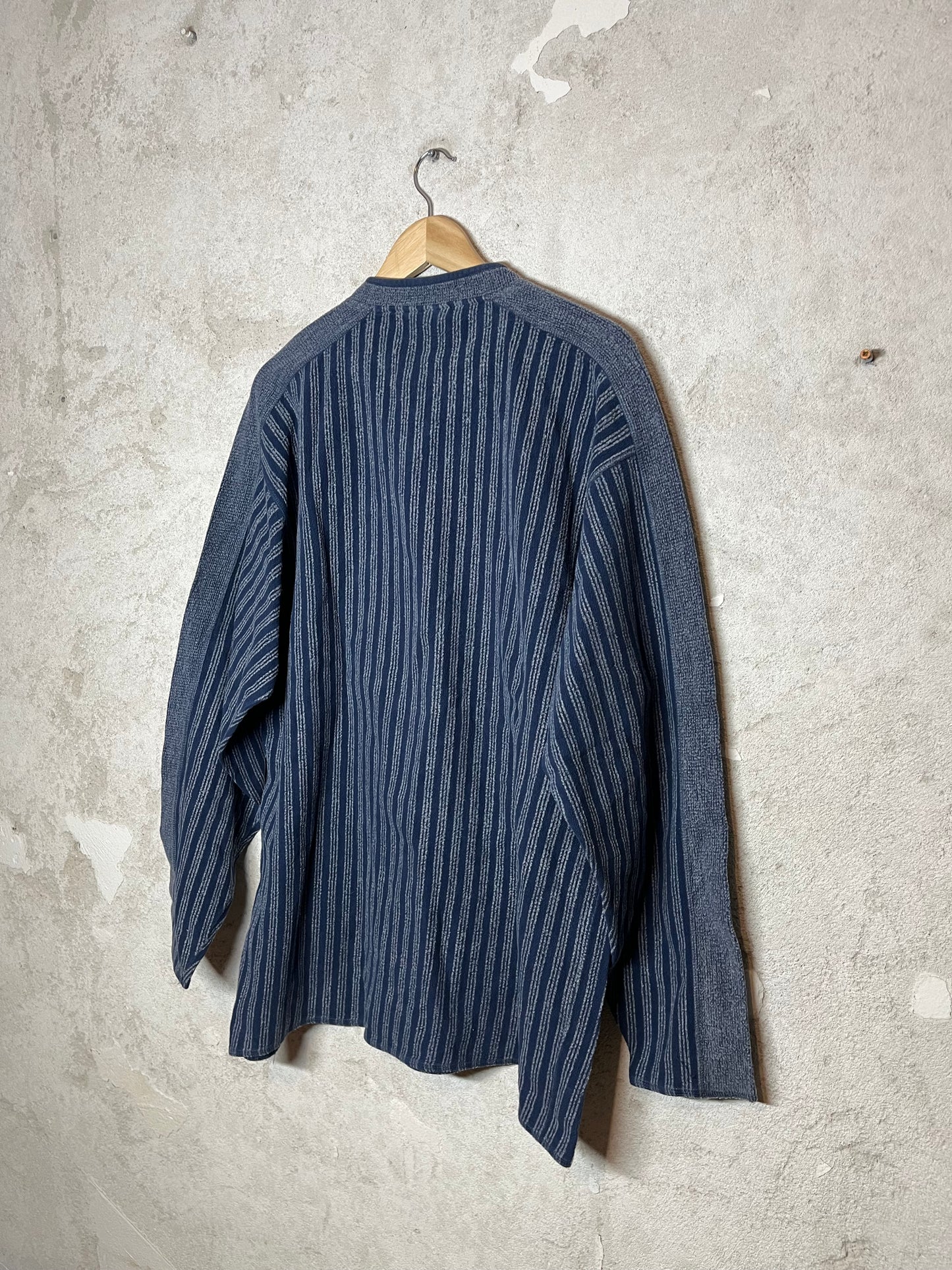 O'neill vintage striped V neck 2000s sweater - XL