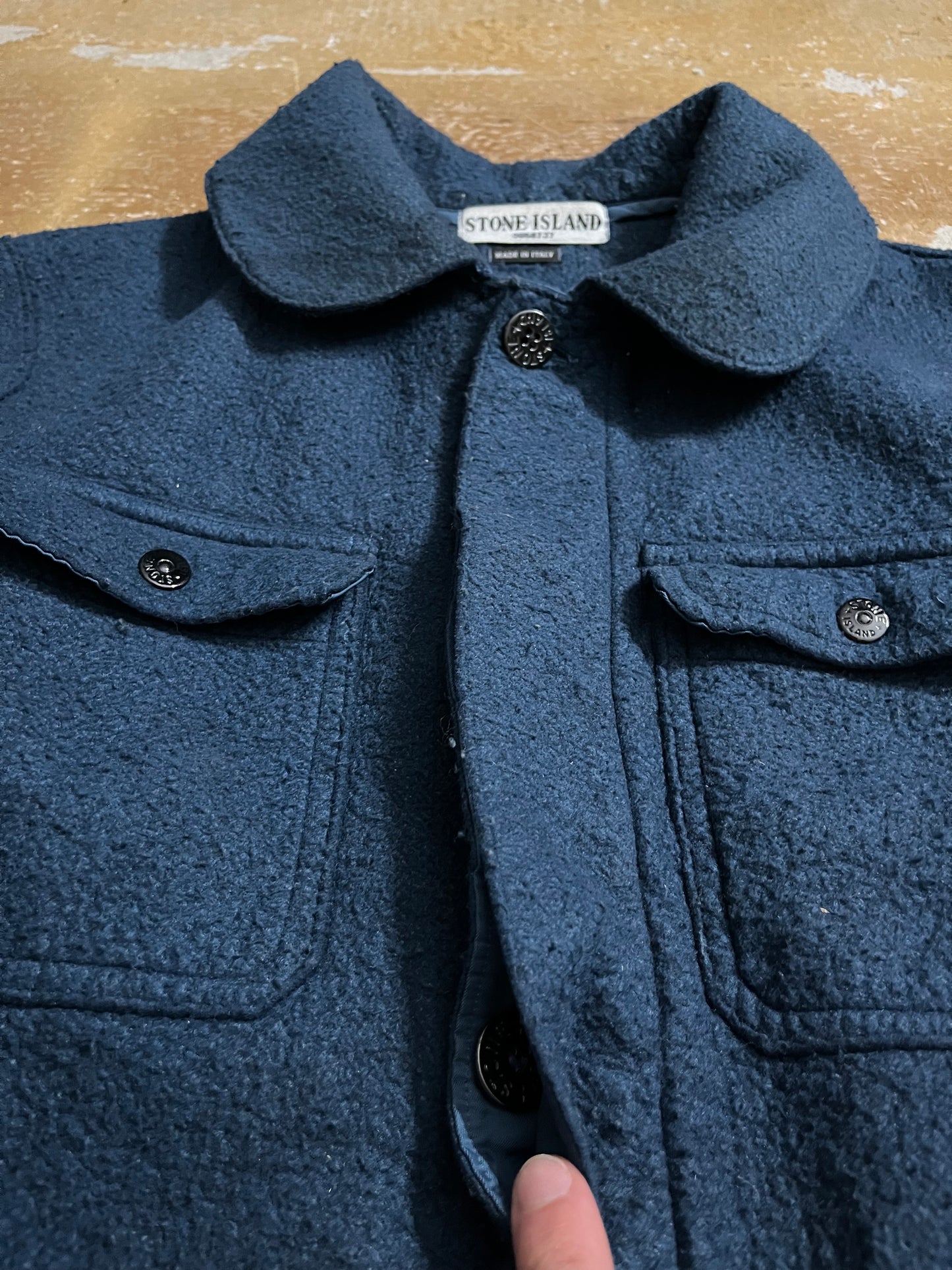 Stone Island 2004 wool 4 pocket jacket - S