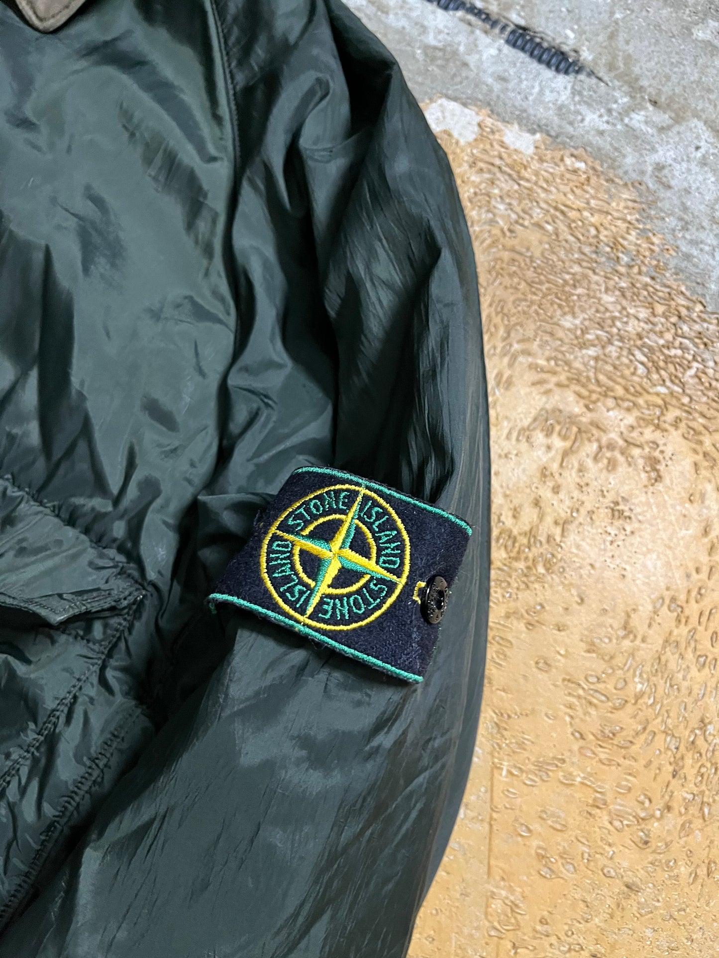 Stone Island vintage 2000 fleece lined jacket - XXL