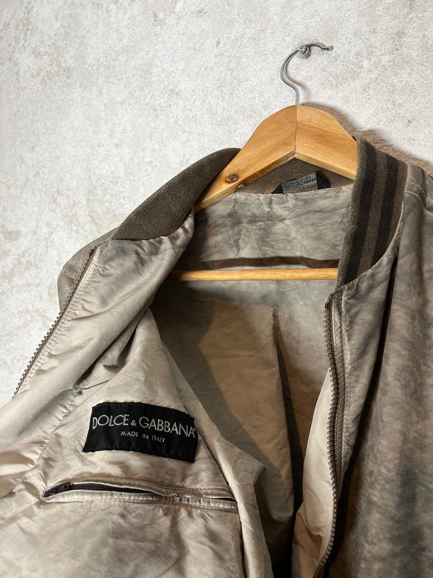 Dolce & Gabbana Canvas & Leather jacket - L