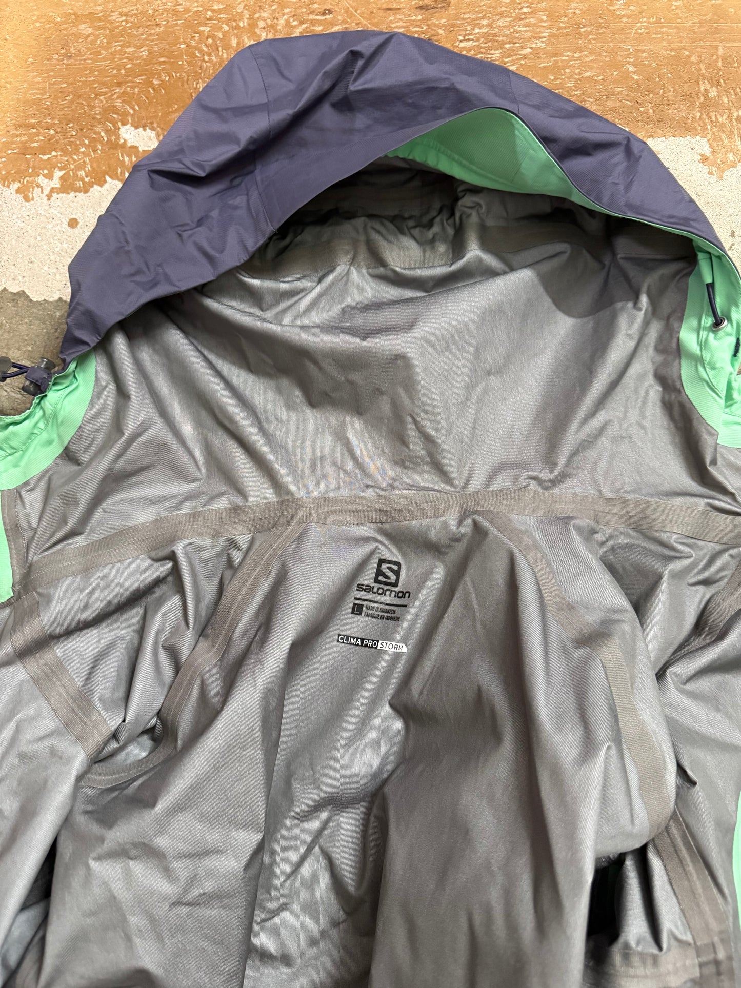 Salomon Clima Pro Storm rain jacket armpit zipper - M