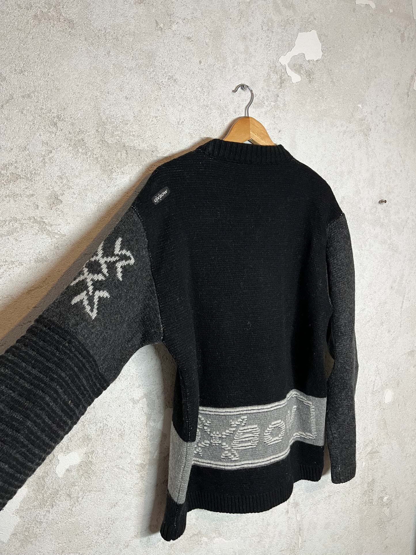 Oxbow heavy knit ski snowboard sweater - XL