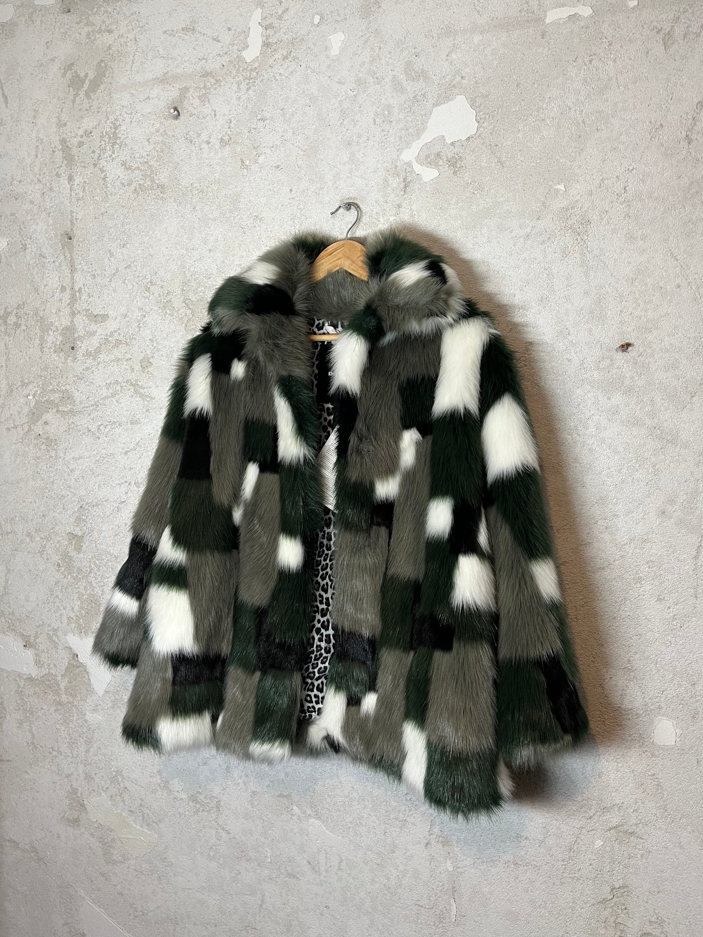 Diesel ecological faux fur jacket - S