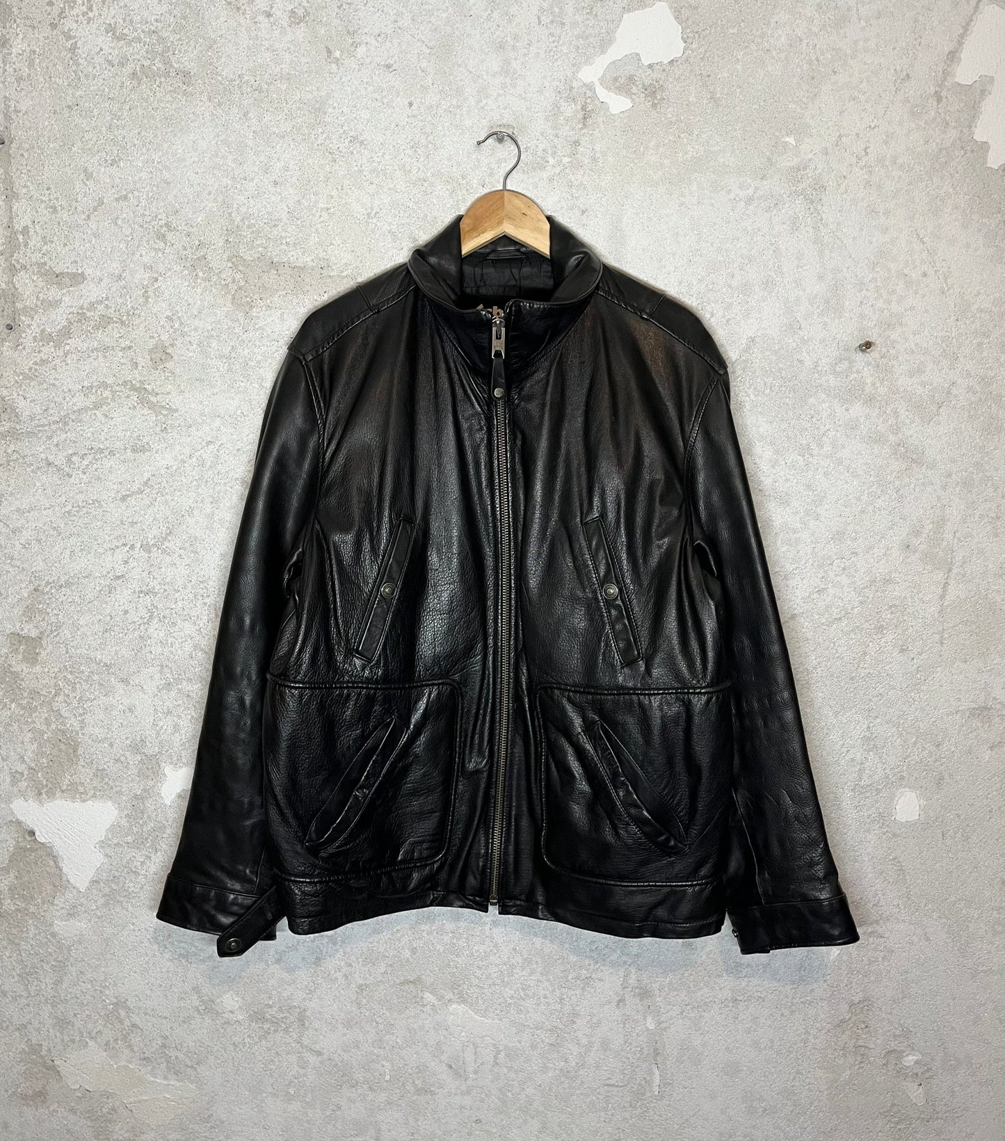 Schott NYC high quality leather motor jacket - XXL