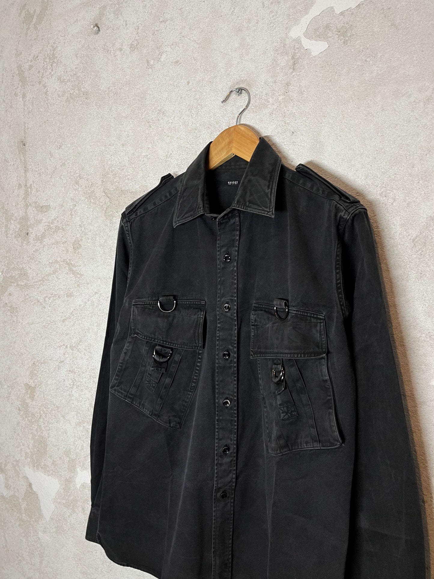 Gucci by Tom Ford 2002-2004 denim overshirt -