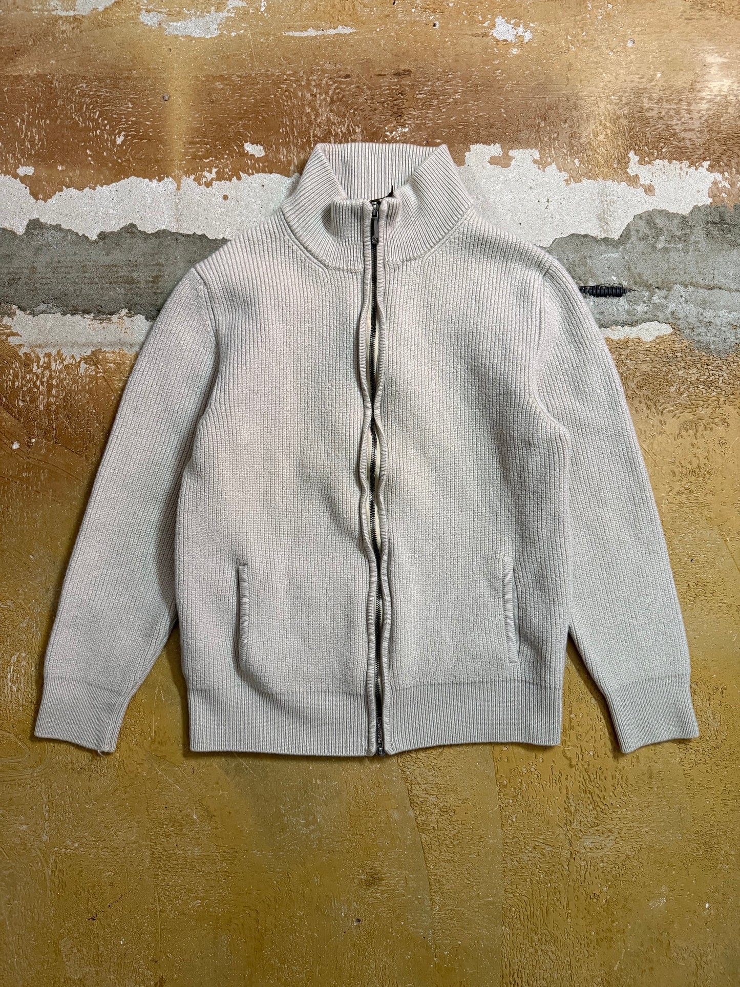 LOEWE vintage heavy knit rib sweater - XS