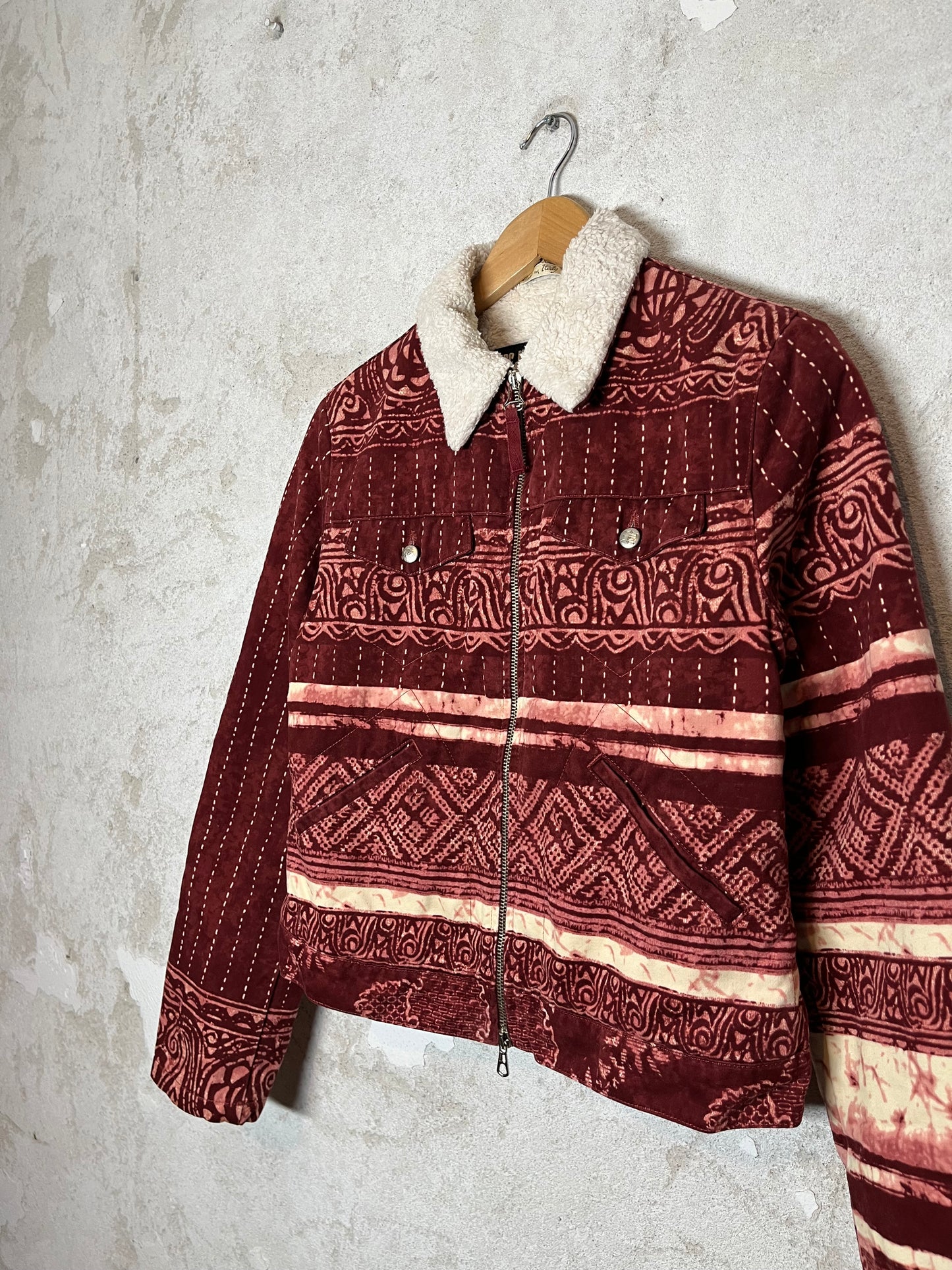 Jean Paul Gaultier tribal sherpa jacket - M