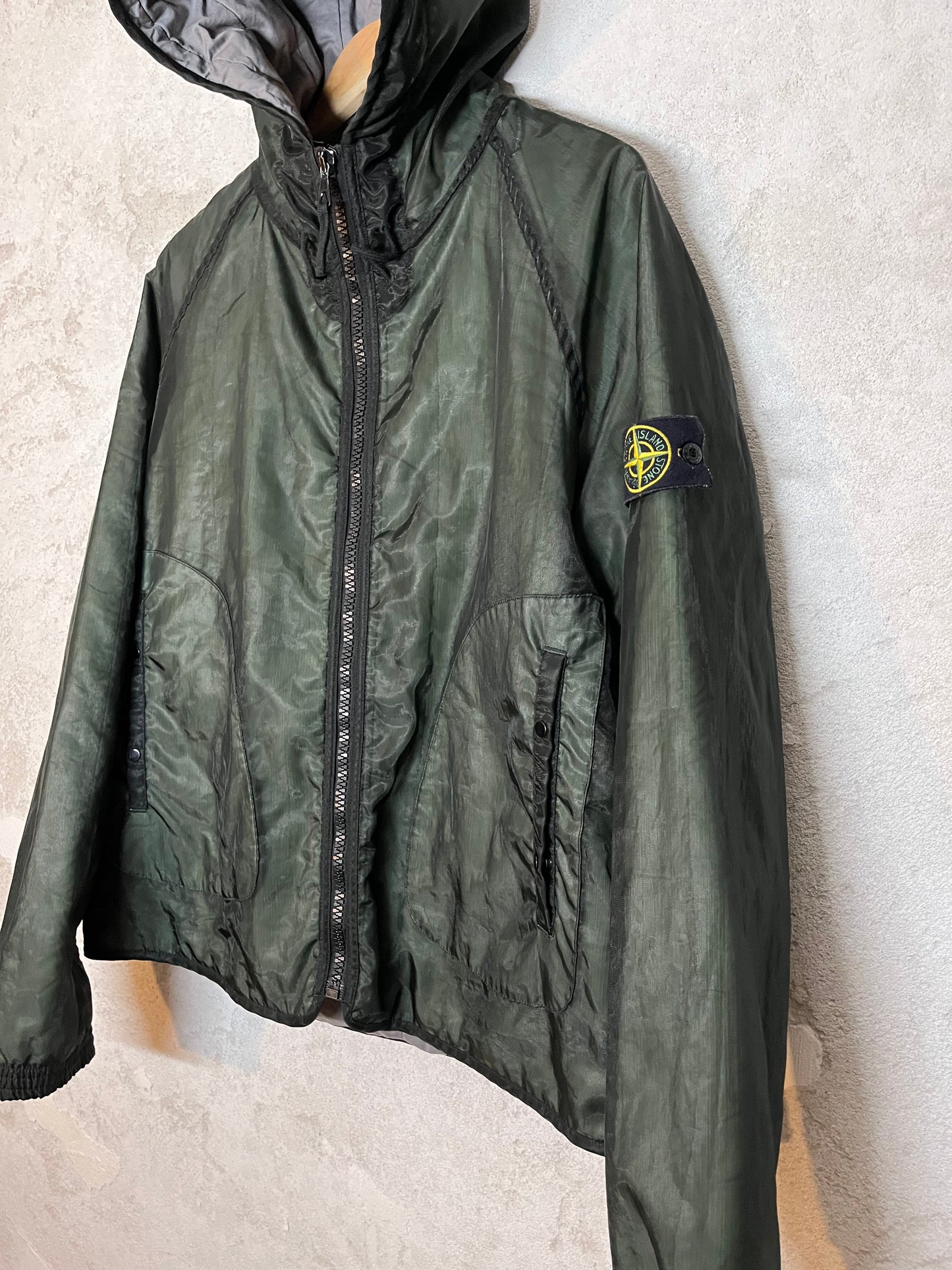 Stone Island Monofilament SS’03 vintage jacket green - L