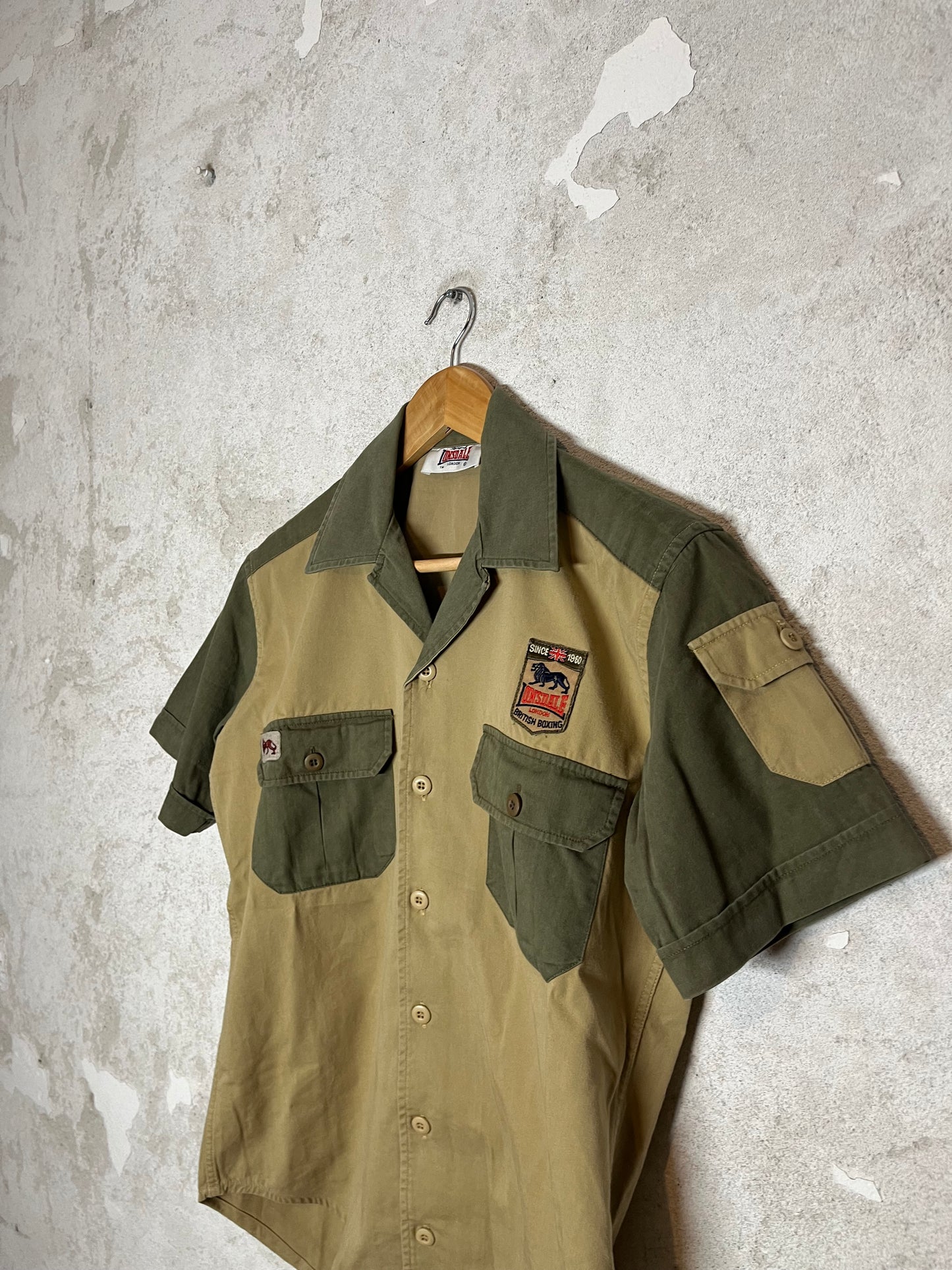 Vintage Lonsdale military polo top - S