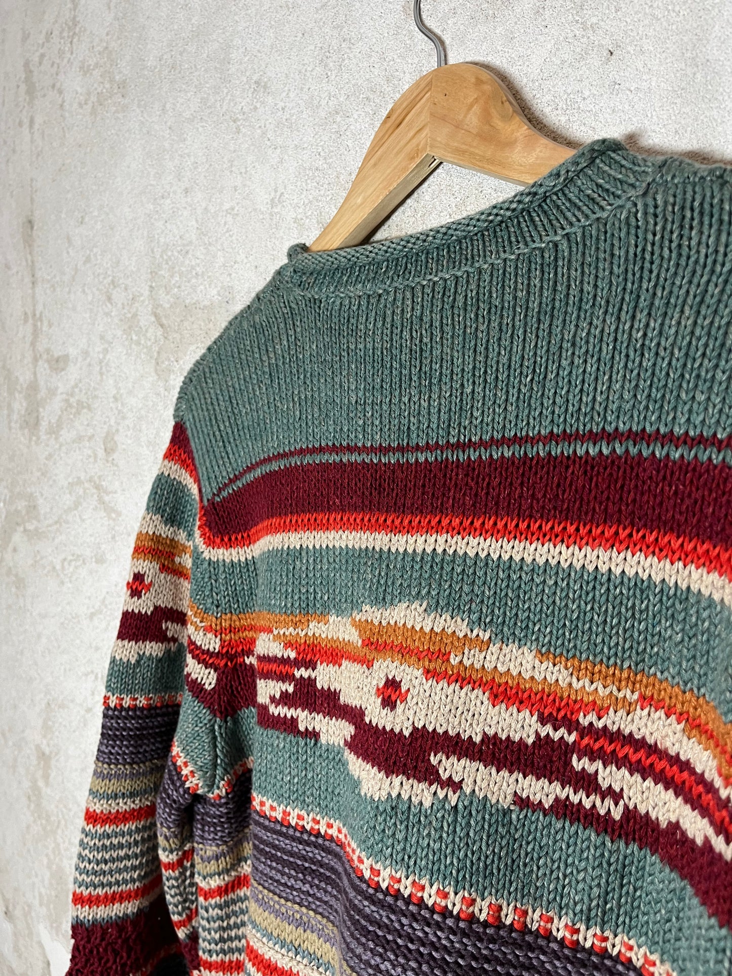 Ralph Lauren aztec multicolor knit sweater - M