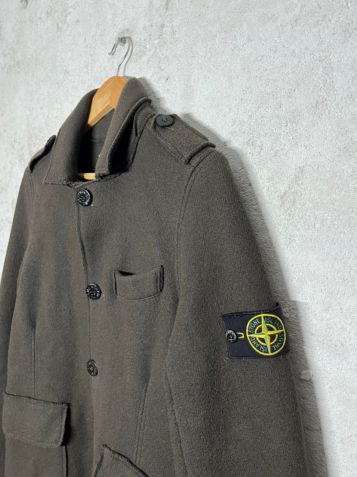 Stone Island vintage wool military jacket - S