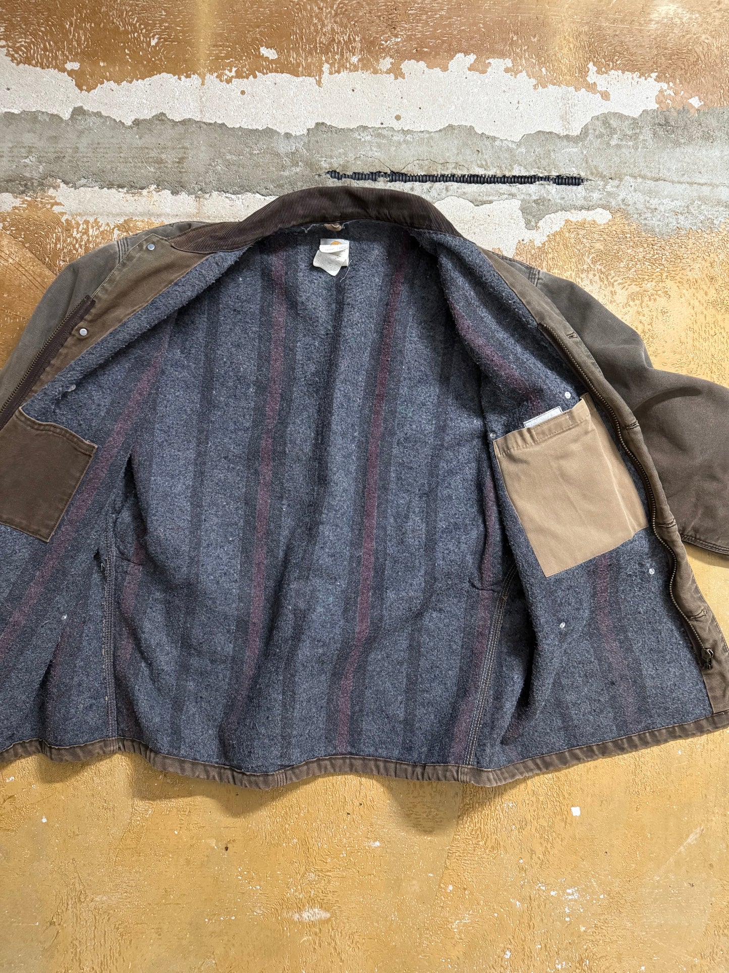 Carhartt CO2CHT vintage blanket lined chore jacket - XL