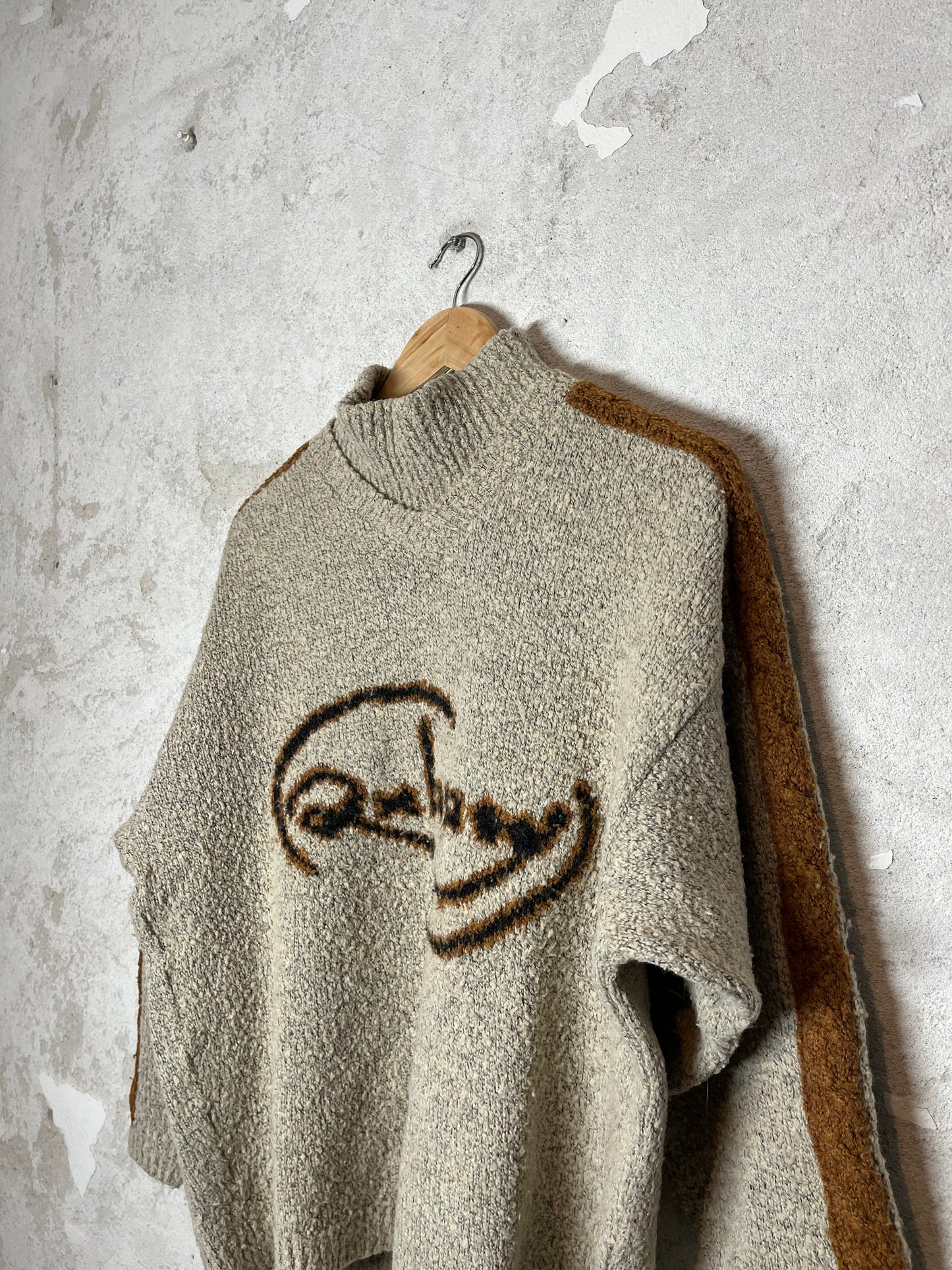 Oxbow vintage heavy knit ski snowboard sweater - M