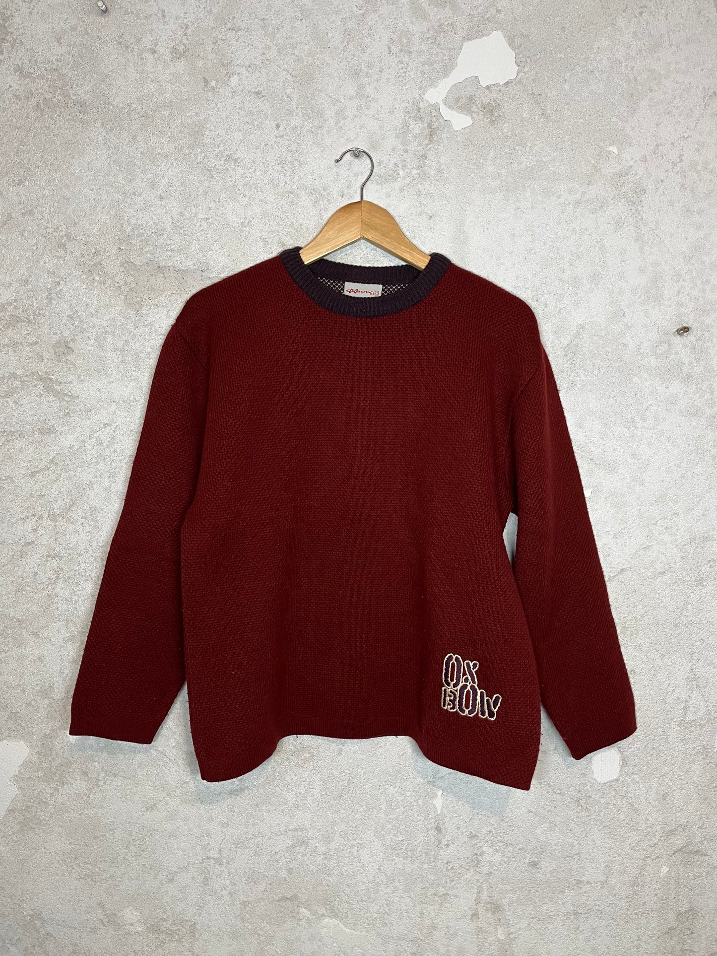 Oxbow vintage heavy knit ski sweatshirt - S