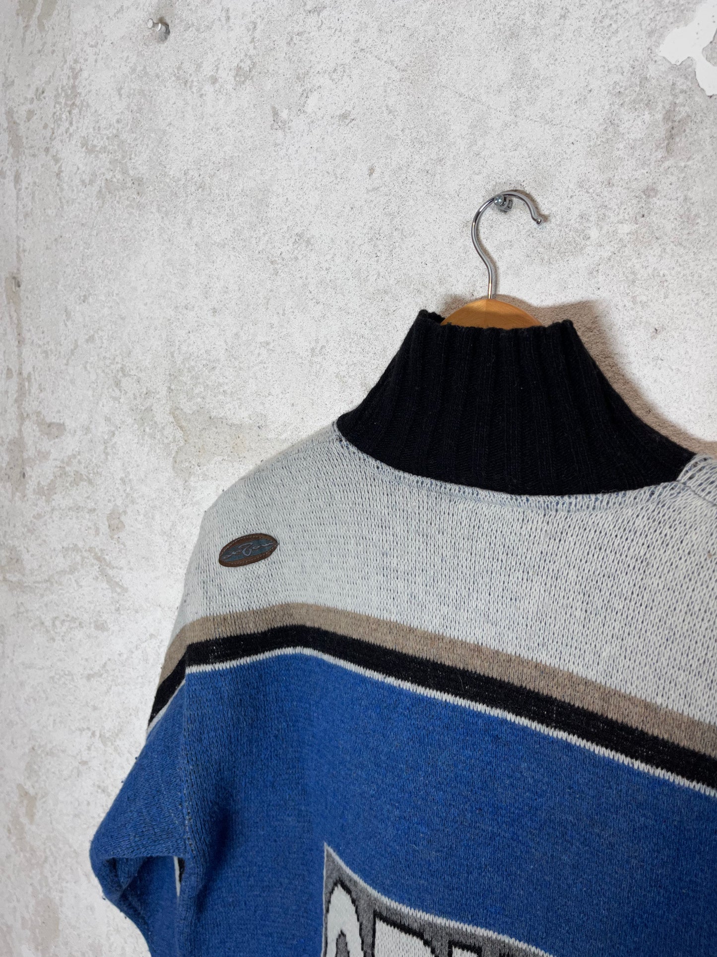 Oxbow 90s ski snowboard knit sweatshirt - S