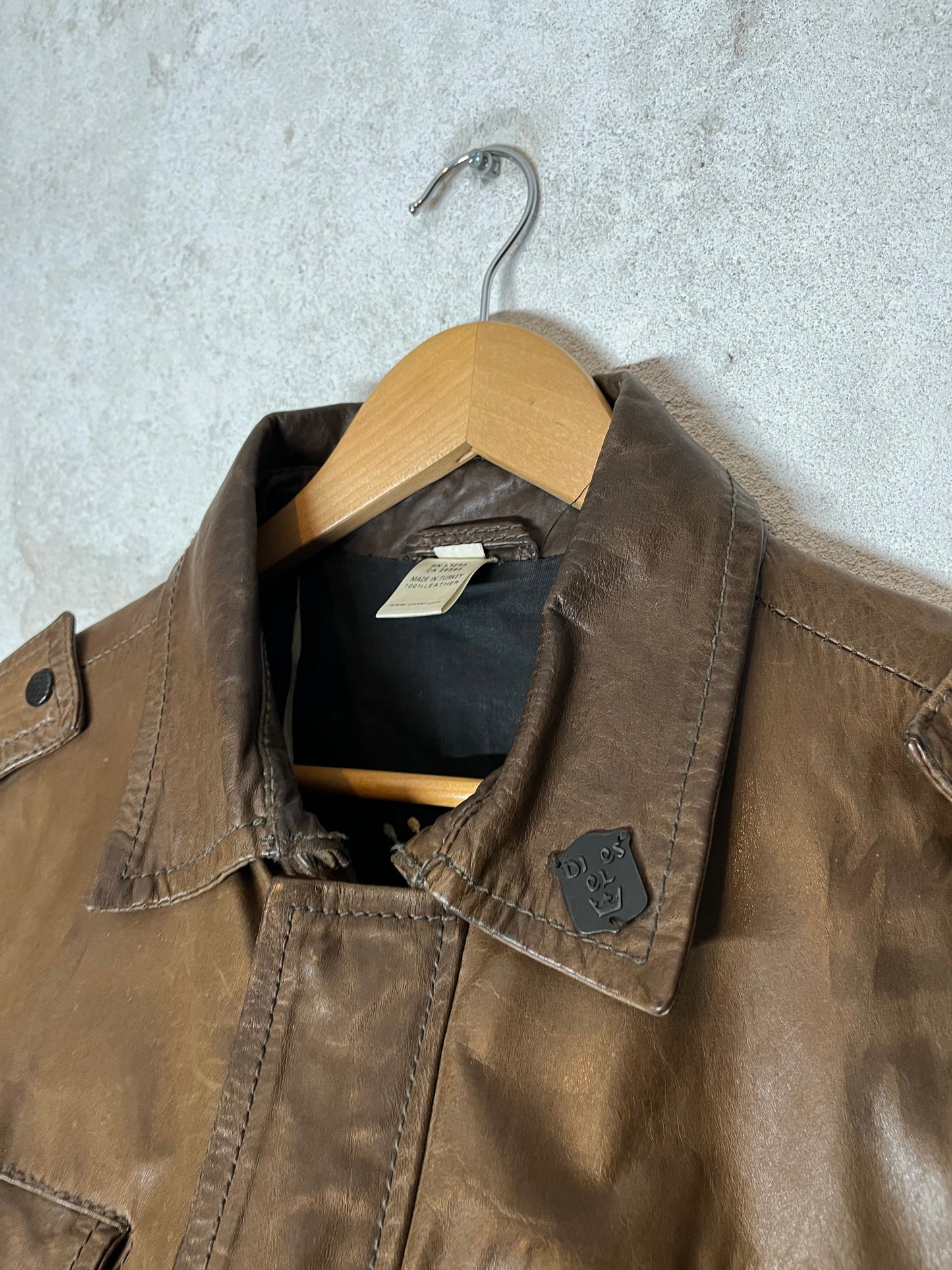 Diesel leather jacket - XL