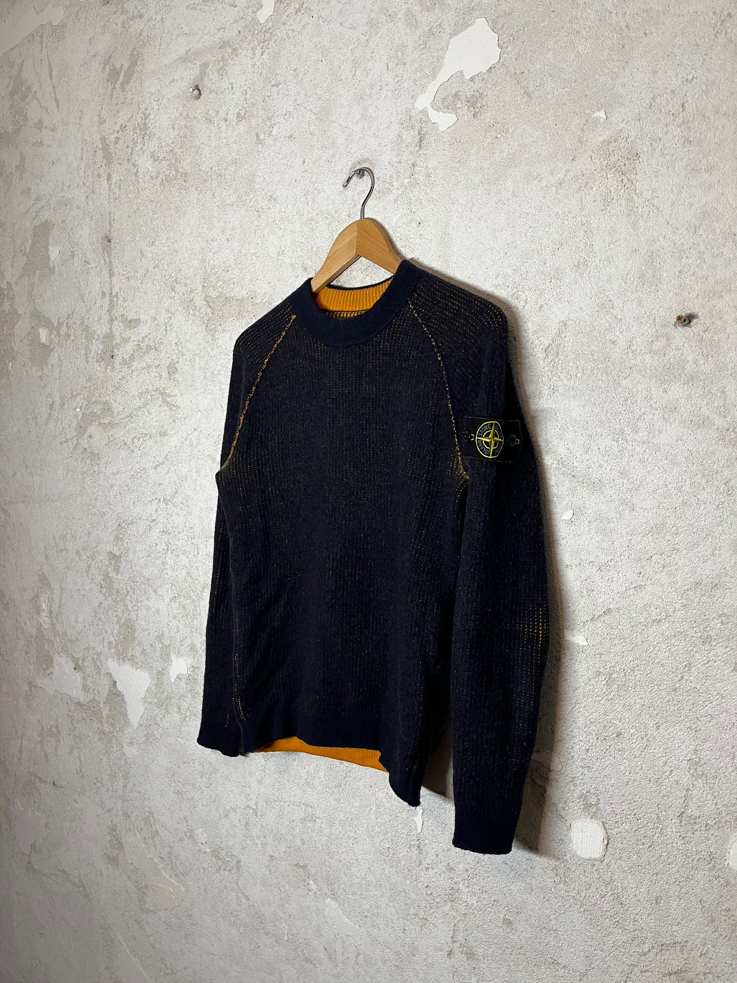 Stone Island Reversible knit sweater - S