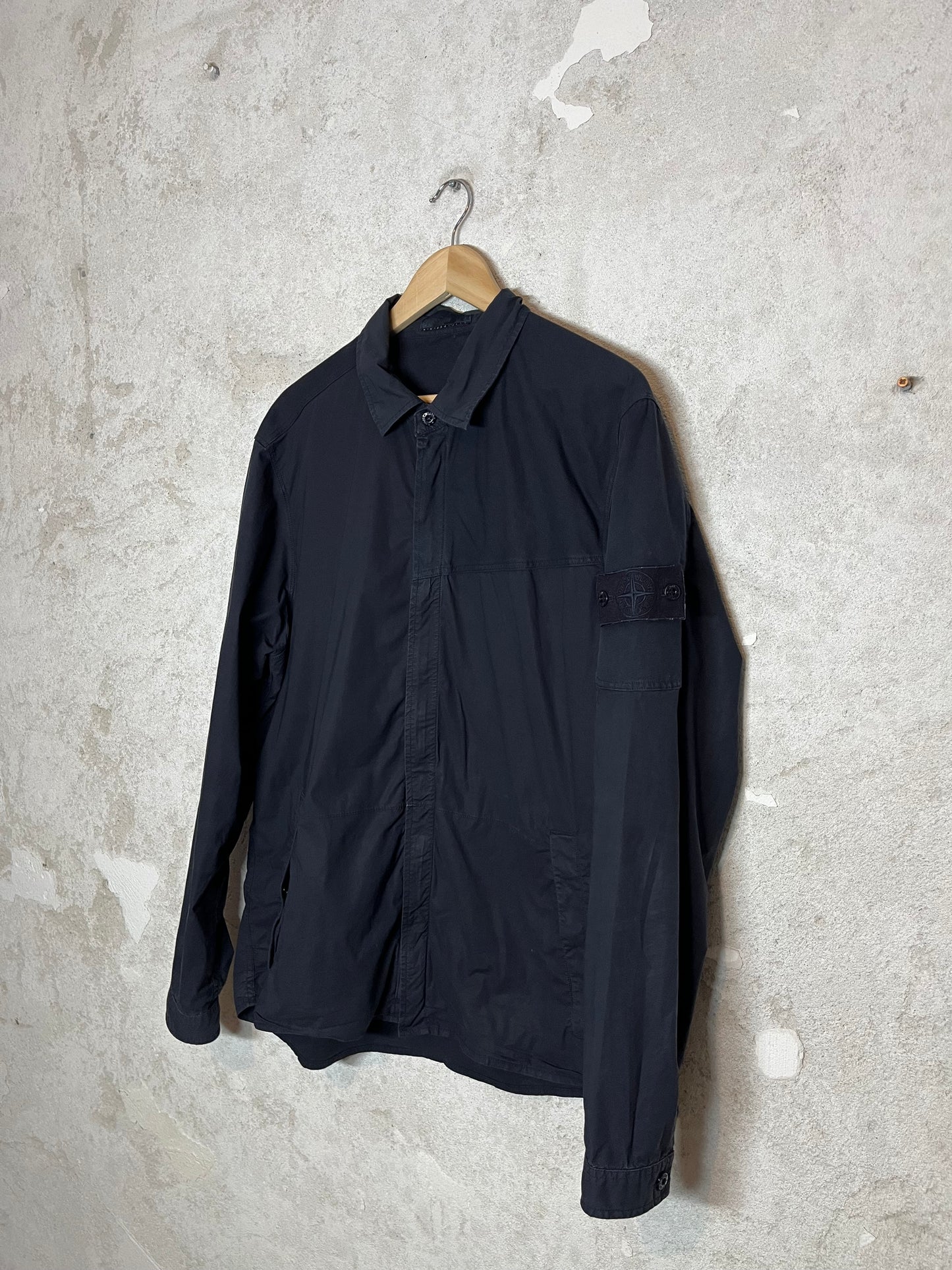 Stone Island Shadow Project overshirt with zipper - XL