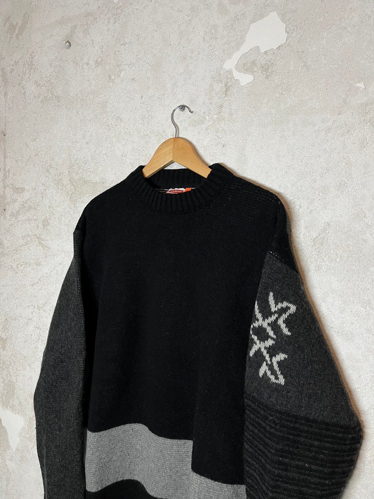 Oxbow heavy knit ski snowboard sweater - XL