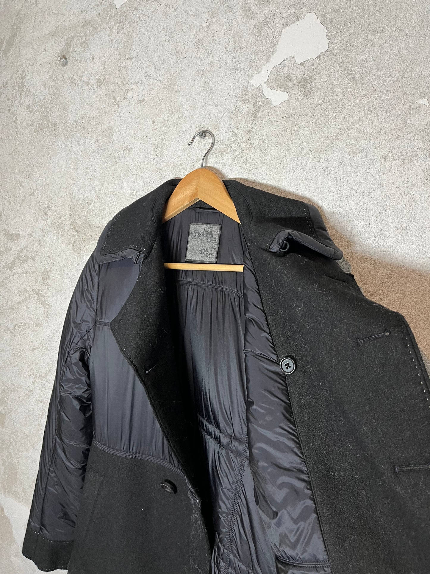 Marithé François Girbaud puffer/wool jacket -