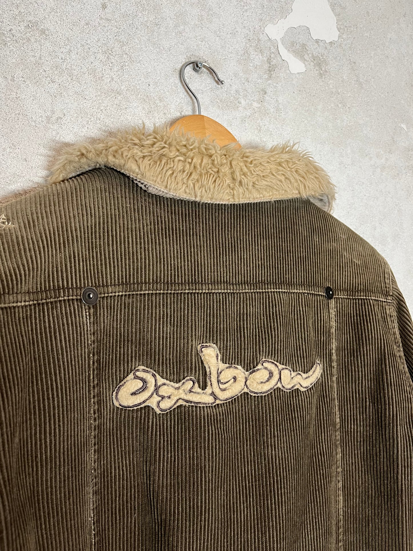 Oxbow vintage sherpa sherling corduroy jacket - S/ M