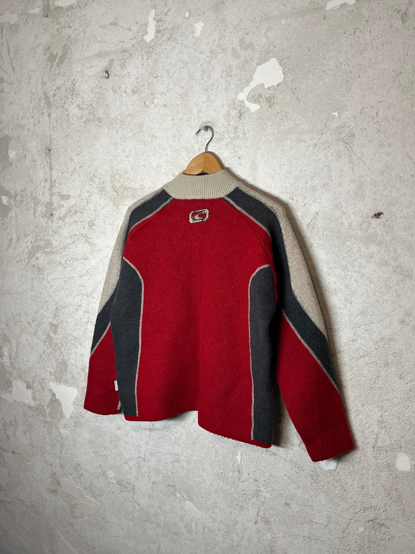 O’neill zip knit sweater - M