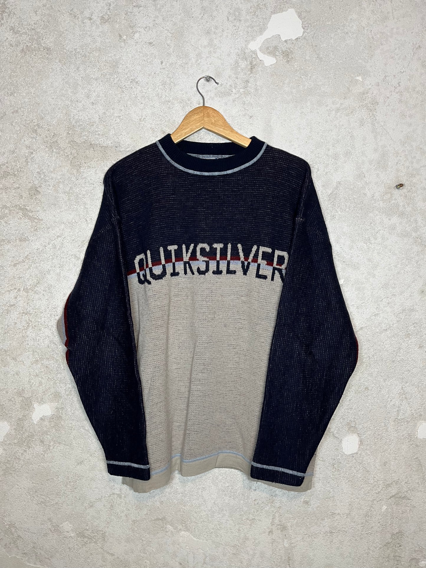 Quiksilver vintage heavy ski snowboard sweater - XL