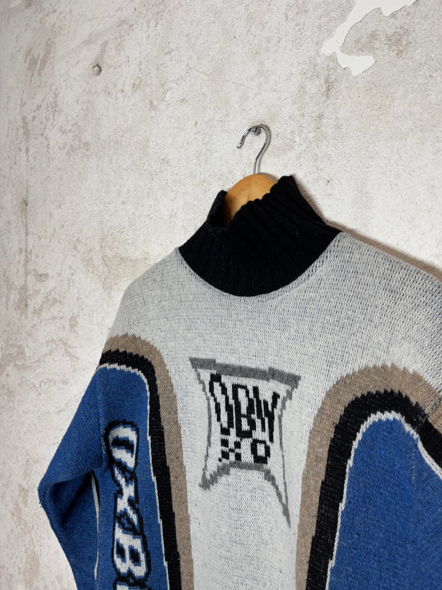 Oxbow 90s ski snowboard knit sweatshirt - S