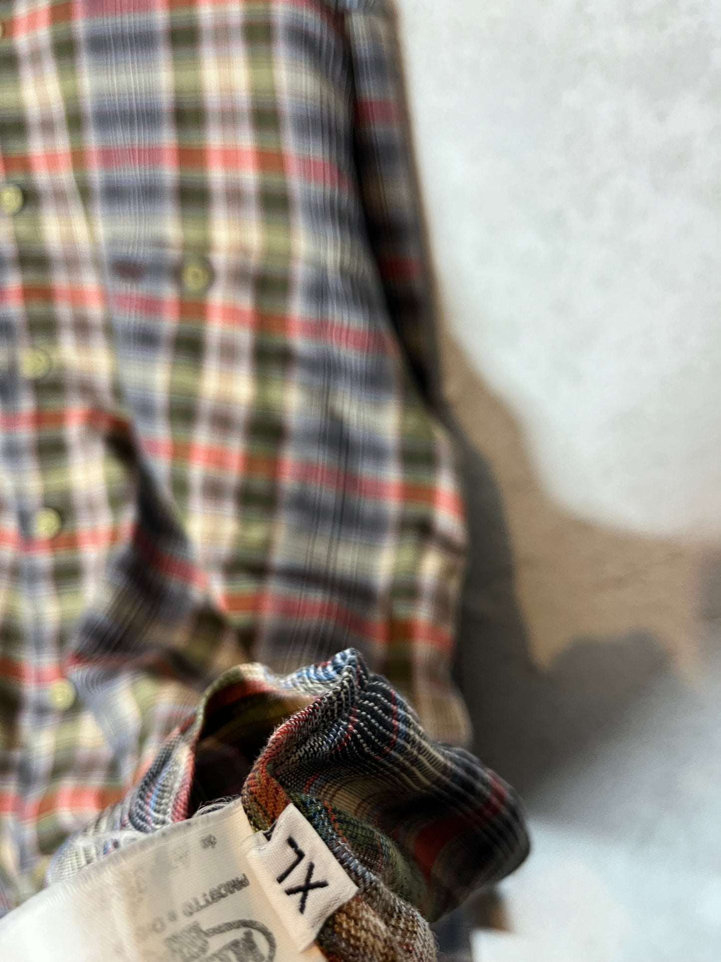 Missoni vintage 90s 2000s checkered shirt - XL