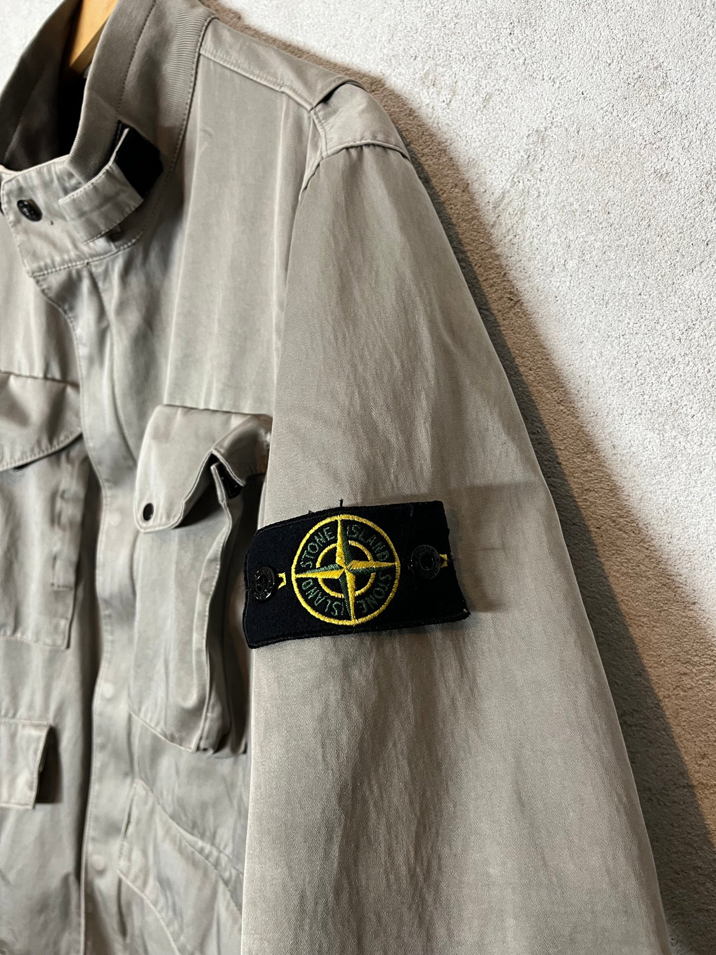 Stone Island multipocket field jacket special material - L