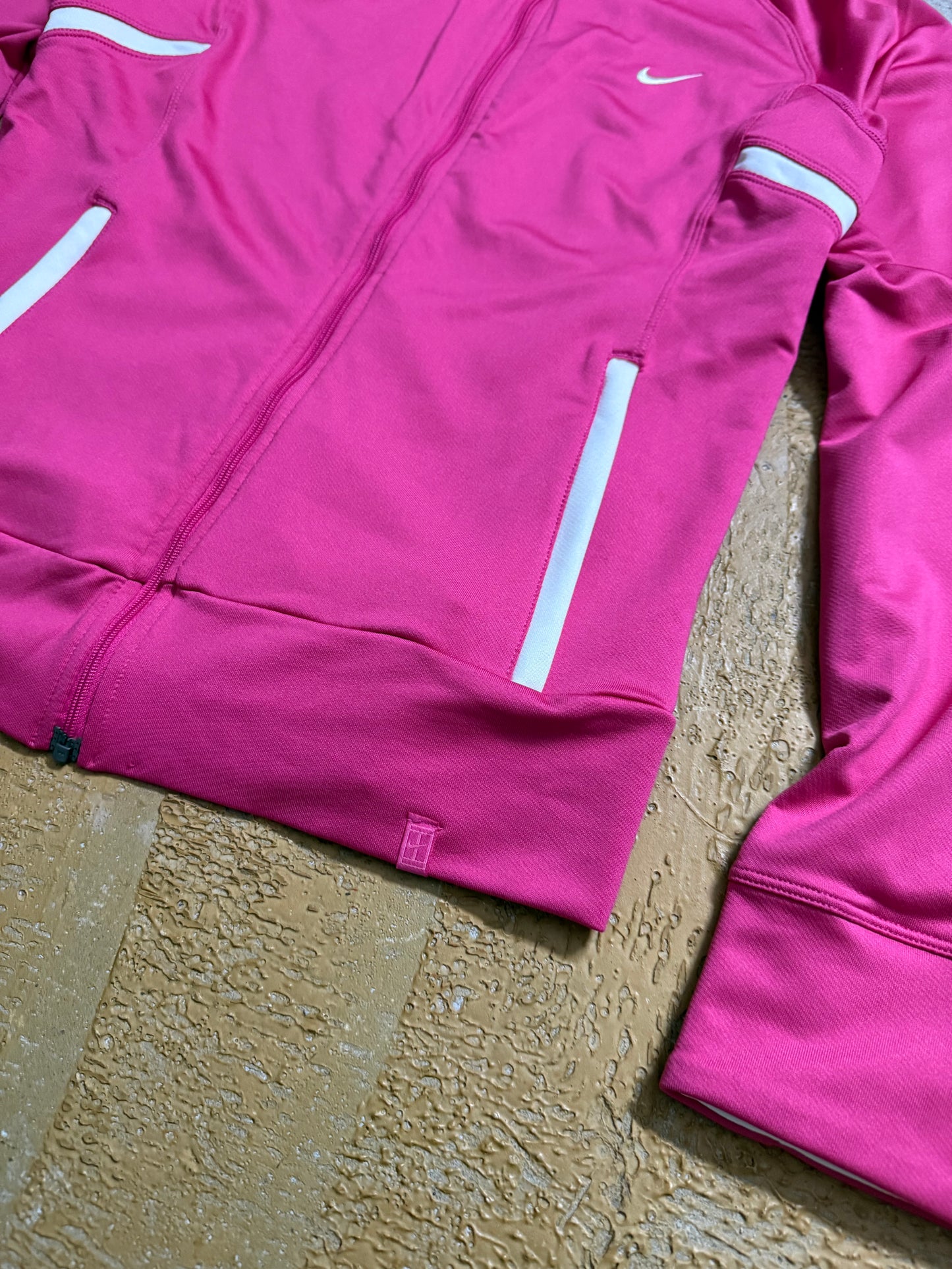 Vintage deadstock pink Nike zip-up sweater - XS
