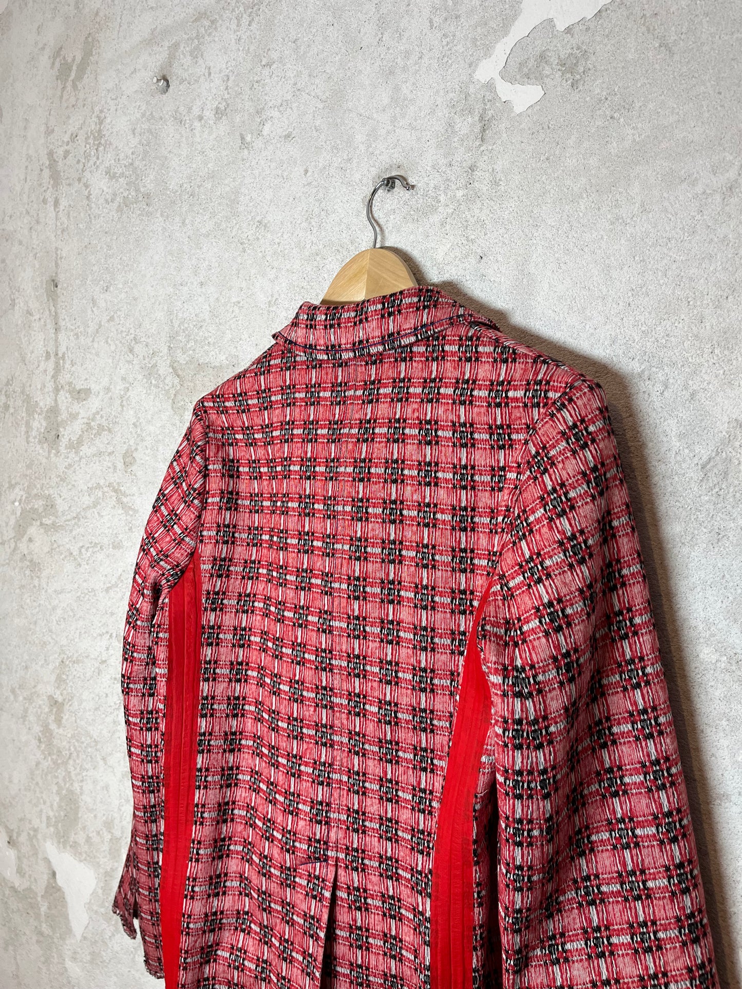 Marni multicolor plaid tweed jacket - S/M