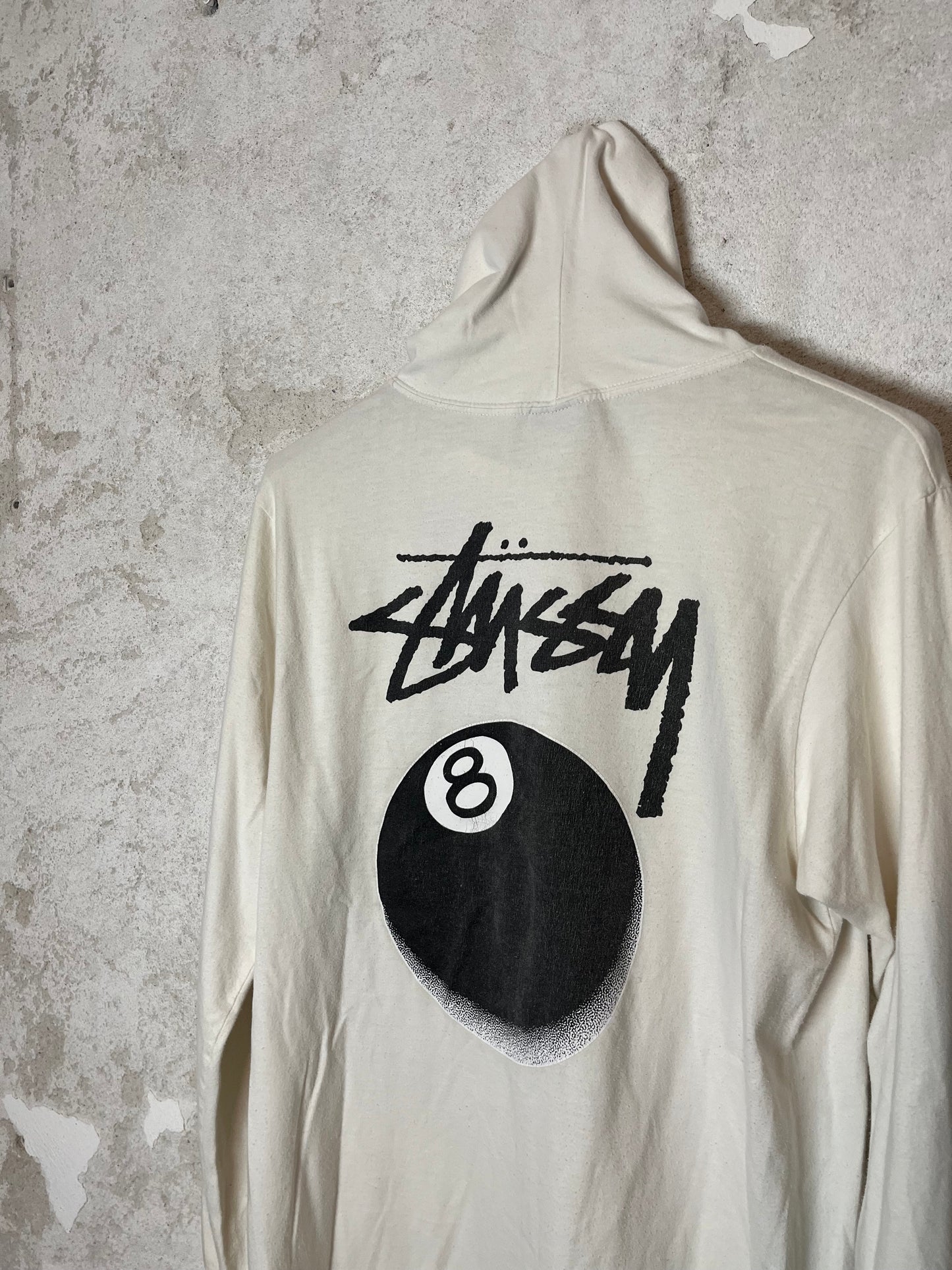 Stüssy vintage 8 ball hoodie sweater - M