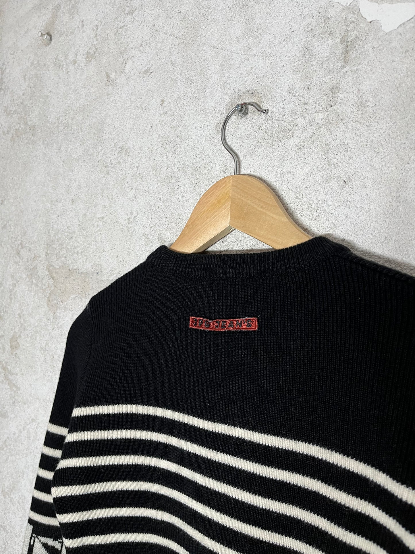 Jean Paul Gaultier striped knit sweater - M