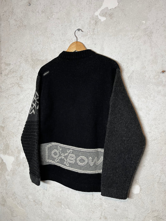 Oxbow vintage heavy knit ski snowboard sweater - M