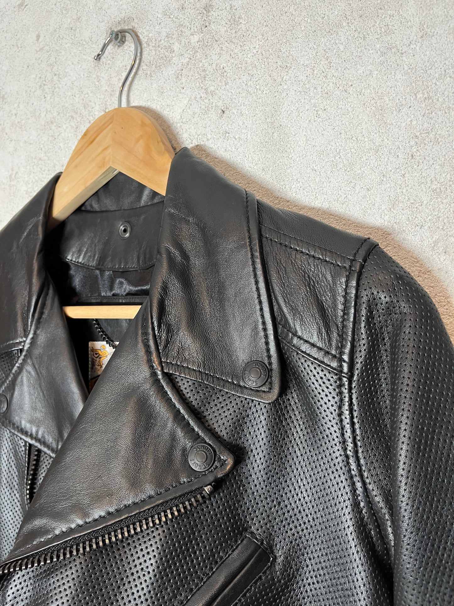 Schott NYC leather perfecto womens motor jacket - S