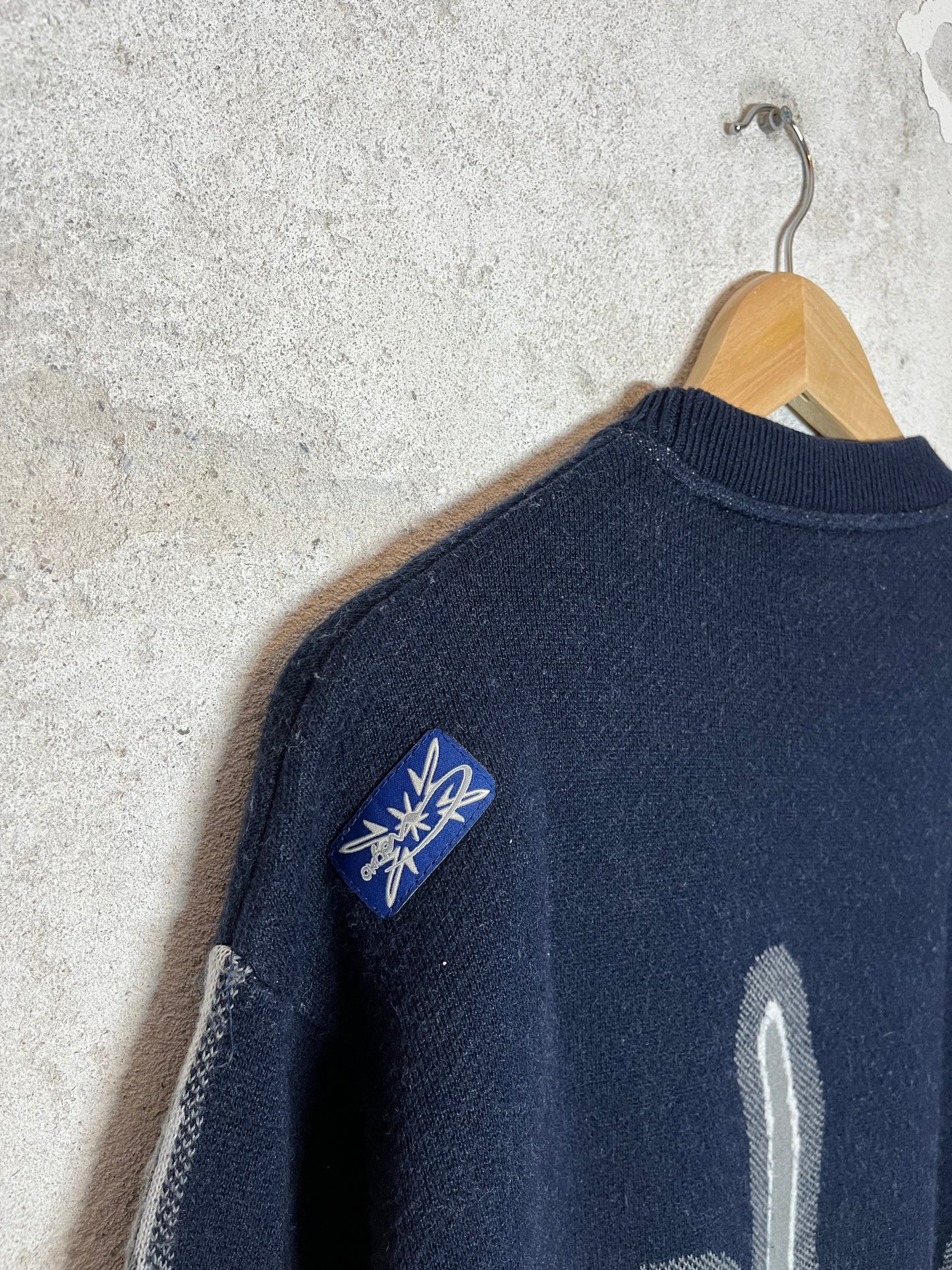 Oxbow vintage 90s heavy knit ski winter sweater - M