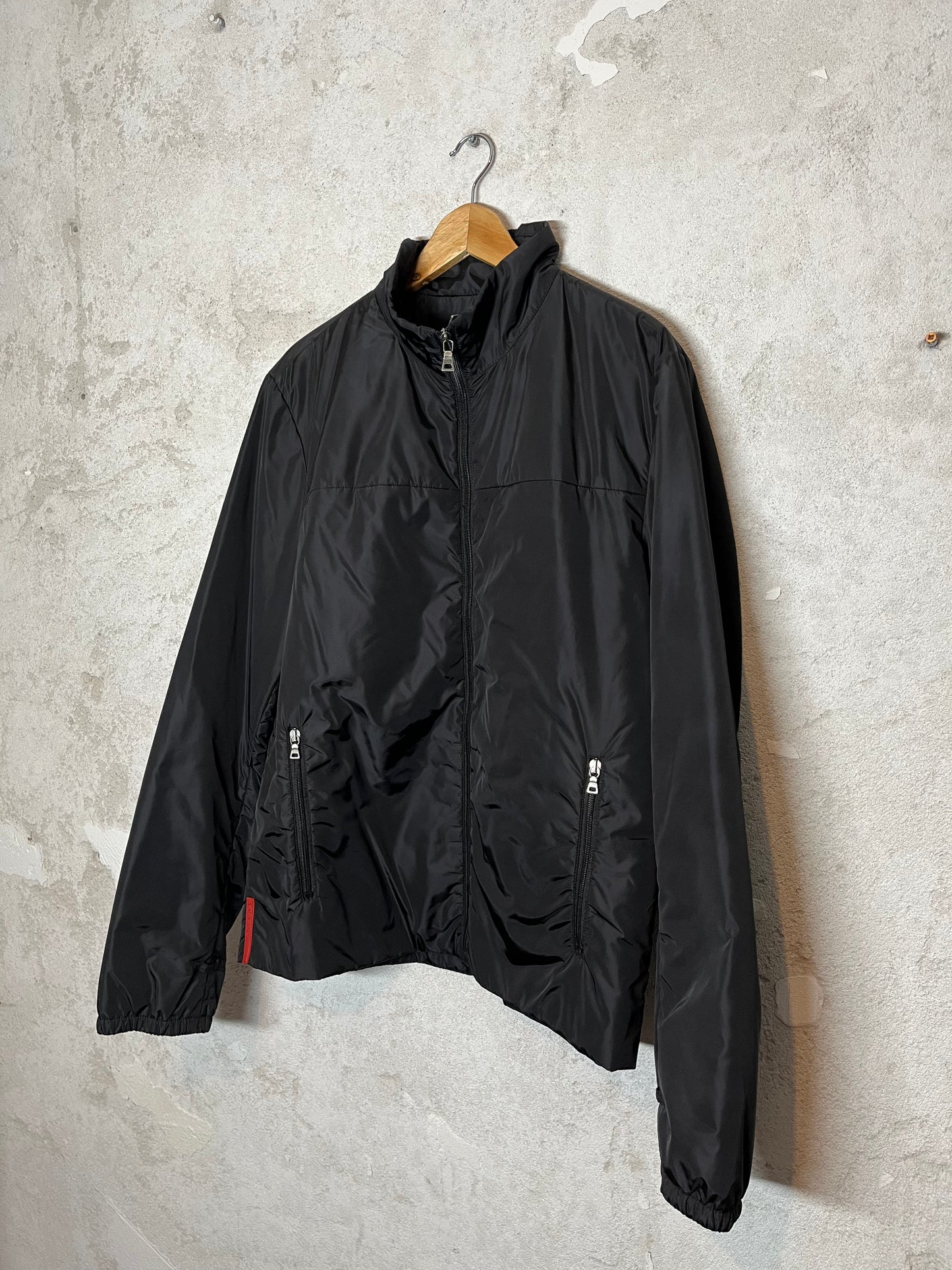 Prada 90s nylon jacket red label detail - XL