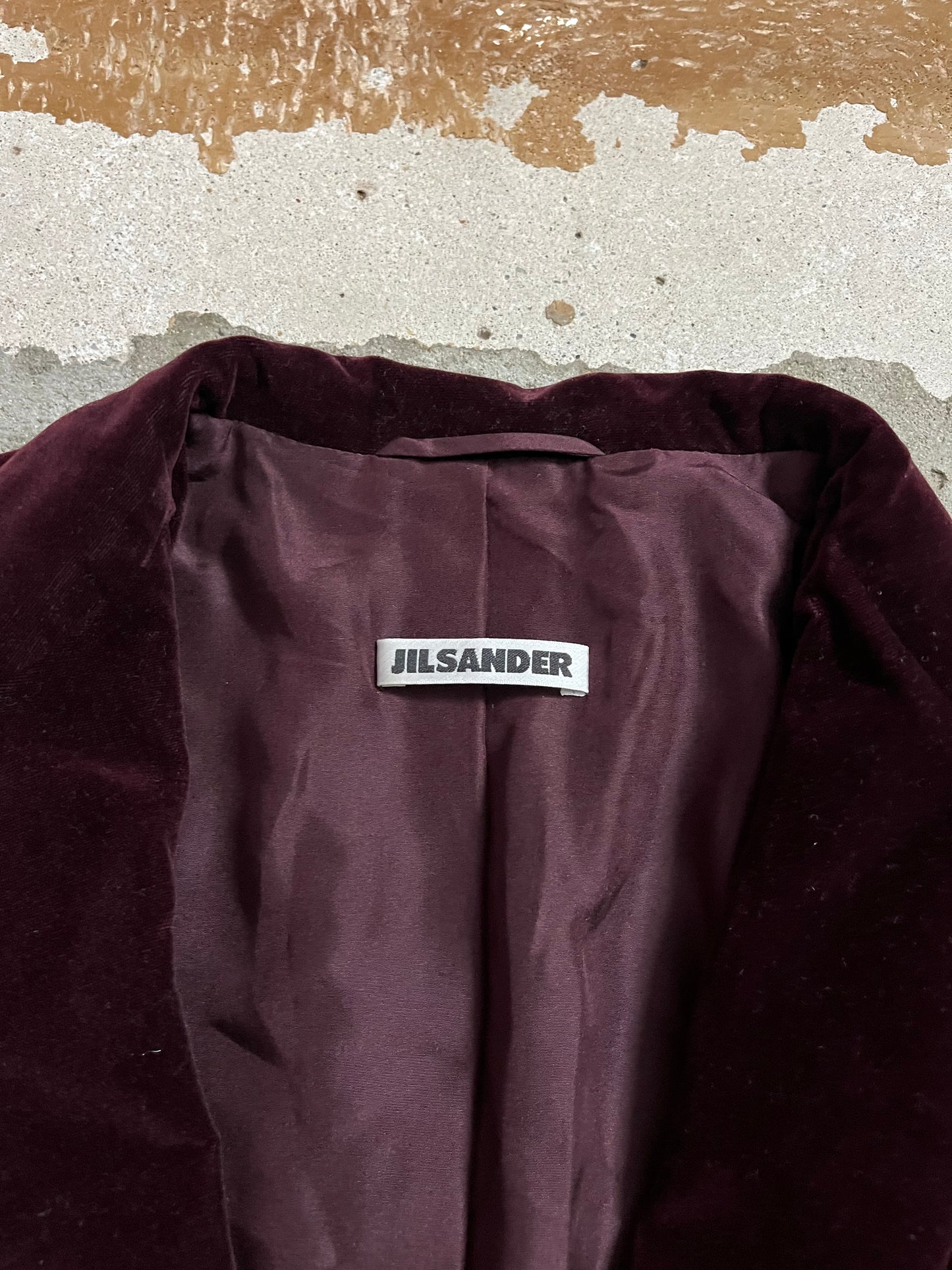 Jil Sander velvet jacket - XS