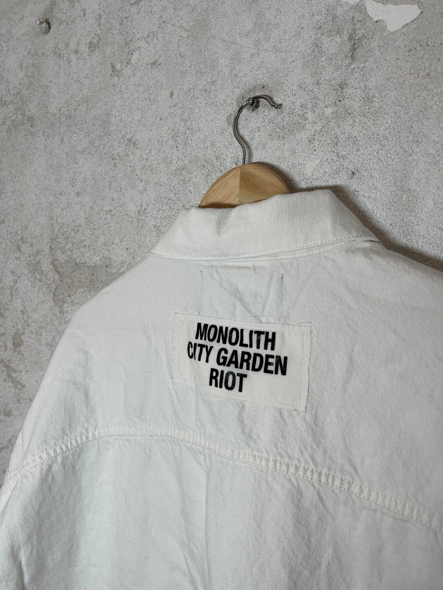 Raf Simons Monolith City Garden Riot SS'21 denim jacket - M