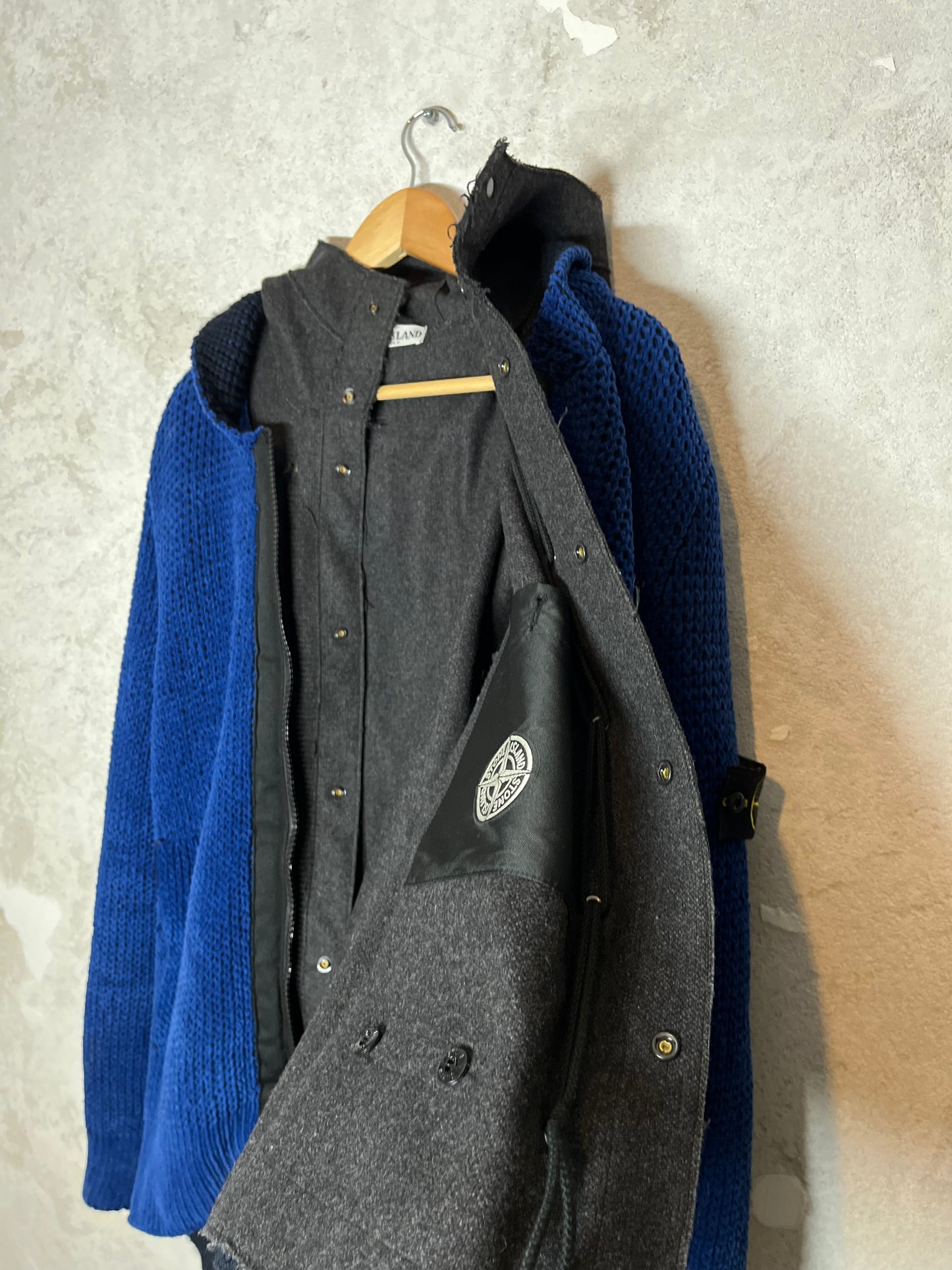 Stone Island heavy knit dutch rope lined jacket AW'11 - XL