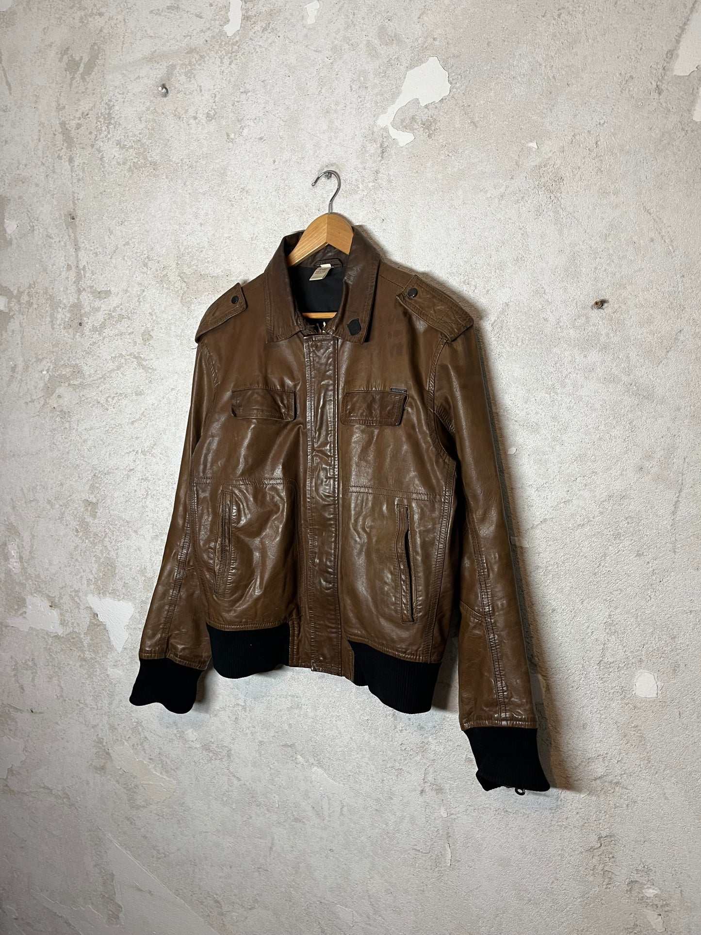 Diesel leather jacket - XL