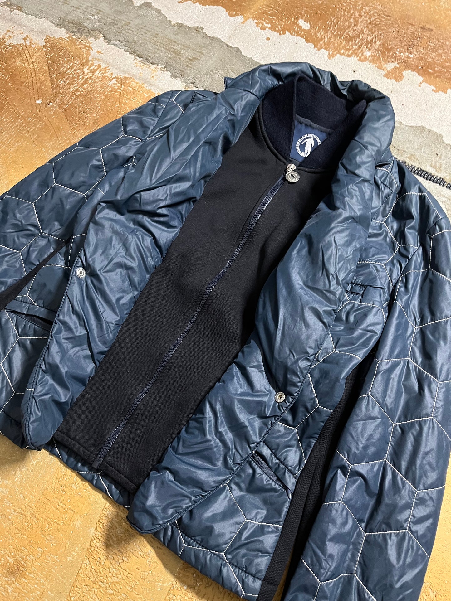 Dirk Bikkembergs quilted winter jacket - L